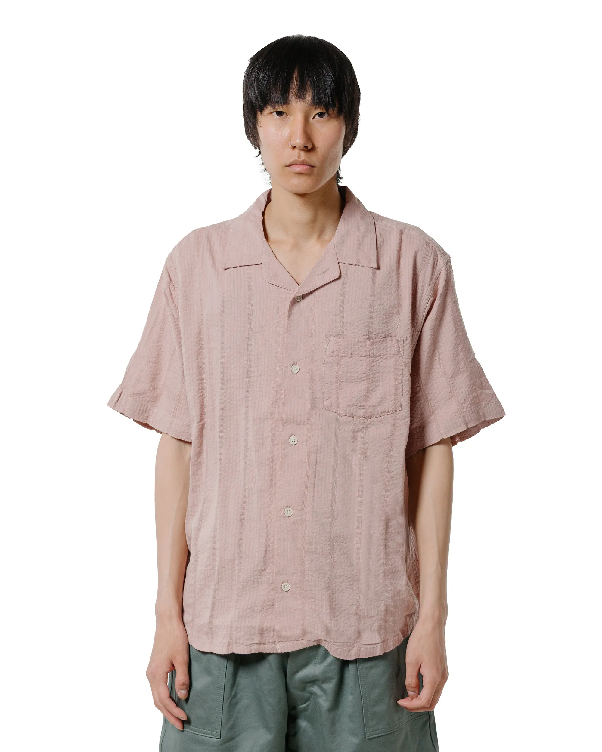 Corridor Striped Seersucker SS Pink sold by Lost & Found product image thumbnail 2