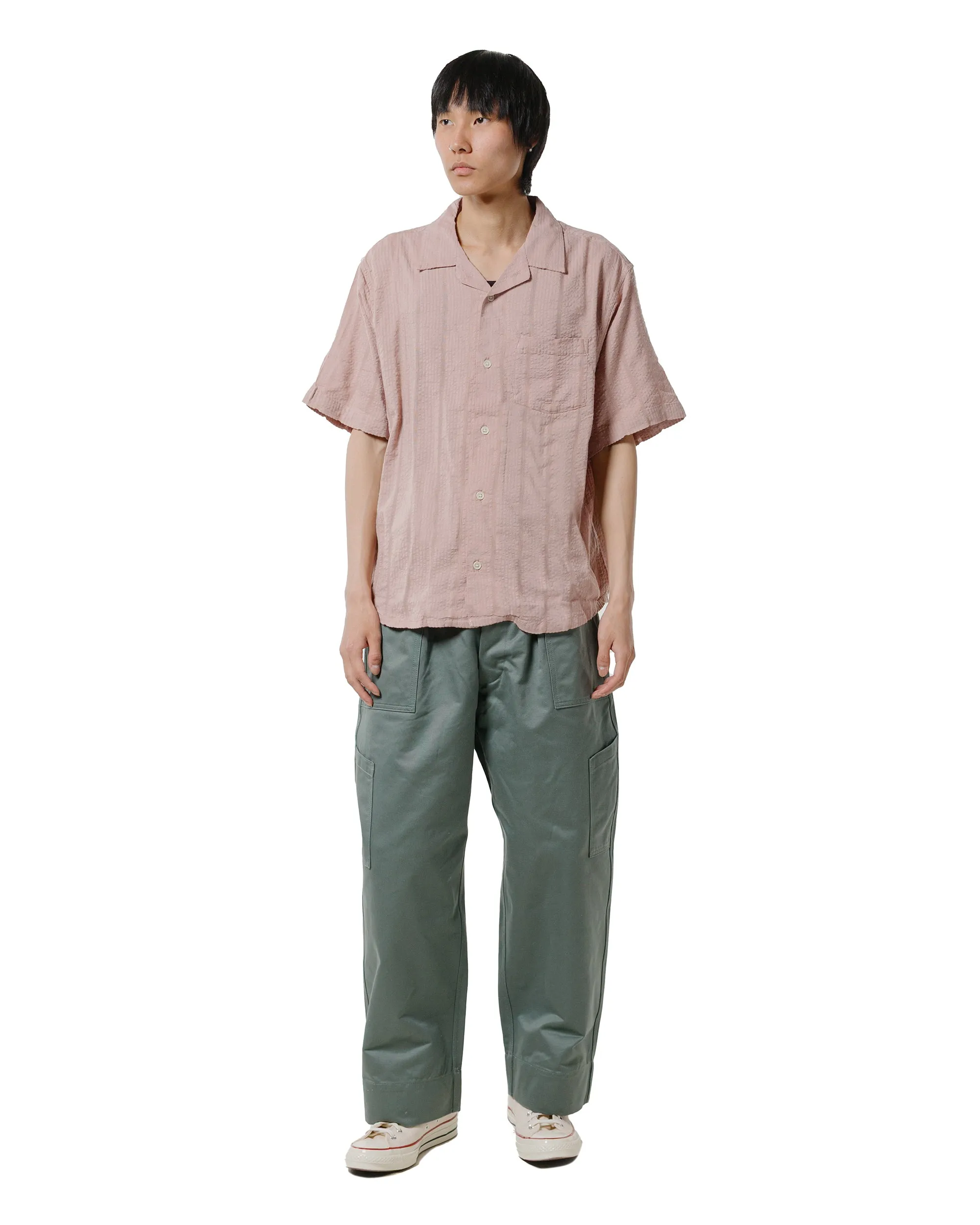 Corridor Striped Seersucker SS Pink sold by Lost & Found product image thumbnail 4