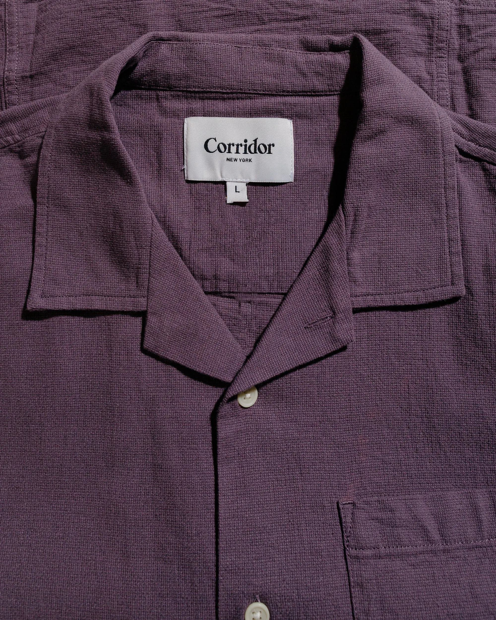 Corridor Hopsack SS Violet sold by Lost & Found product image thumbnail 5