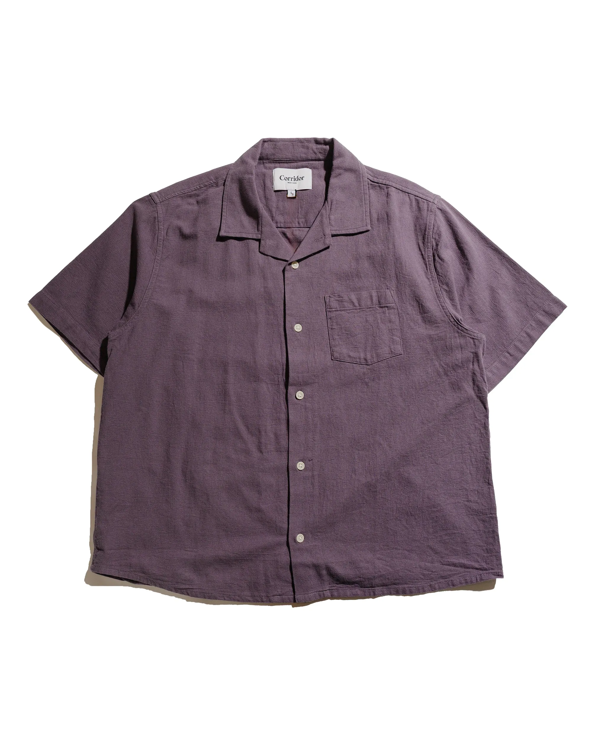 Corridor Hopsack SS Violet sold by Lost & Found