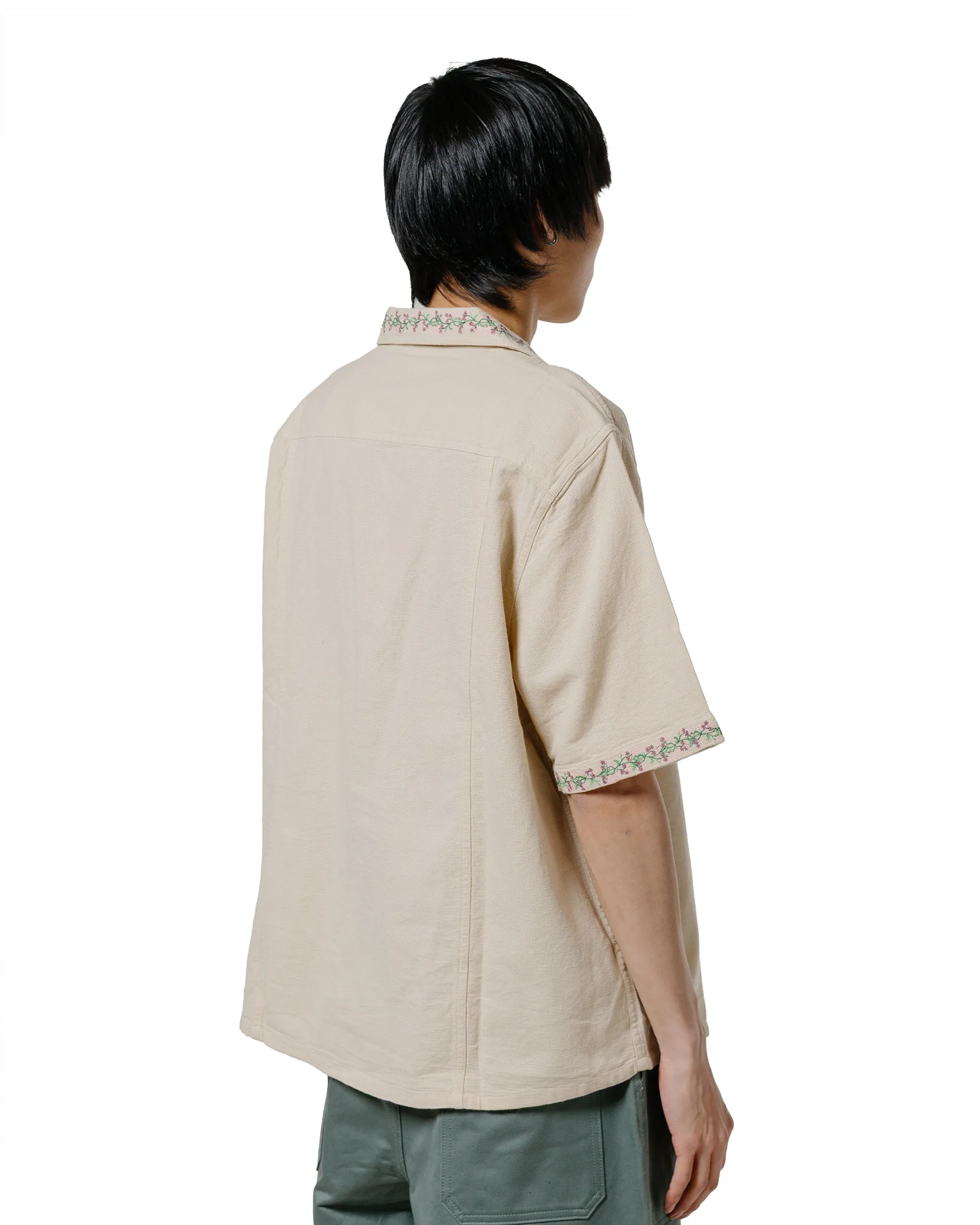 Corridor Hopsack Embroidered SS Camp Khaki sold by Lost & Found product image thumbnail 3