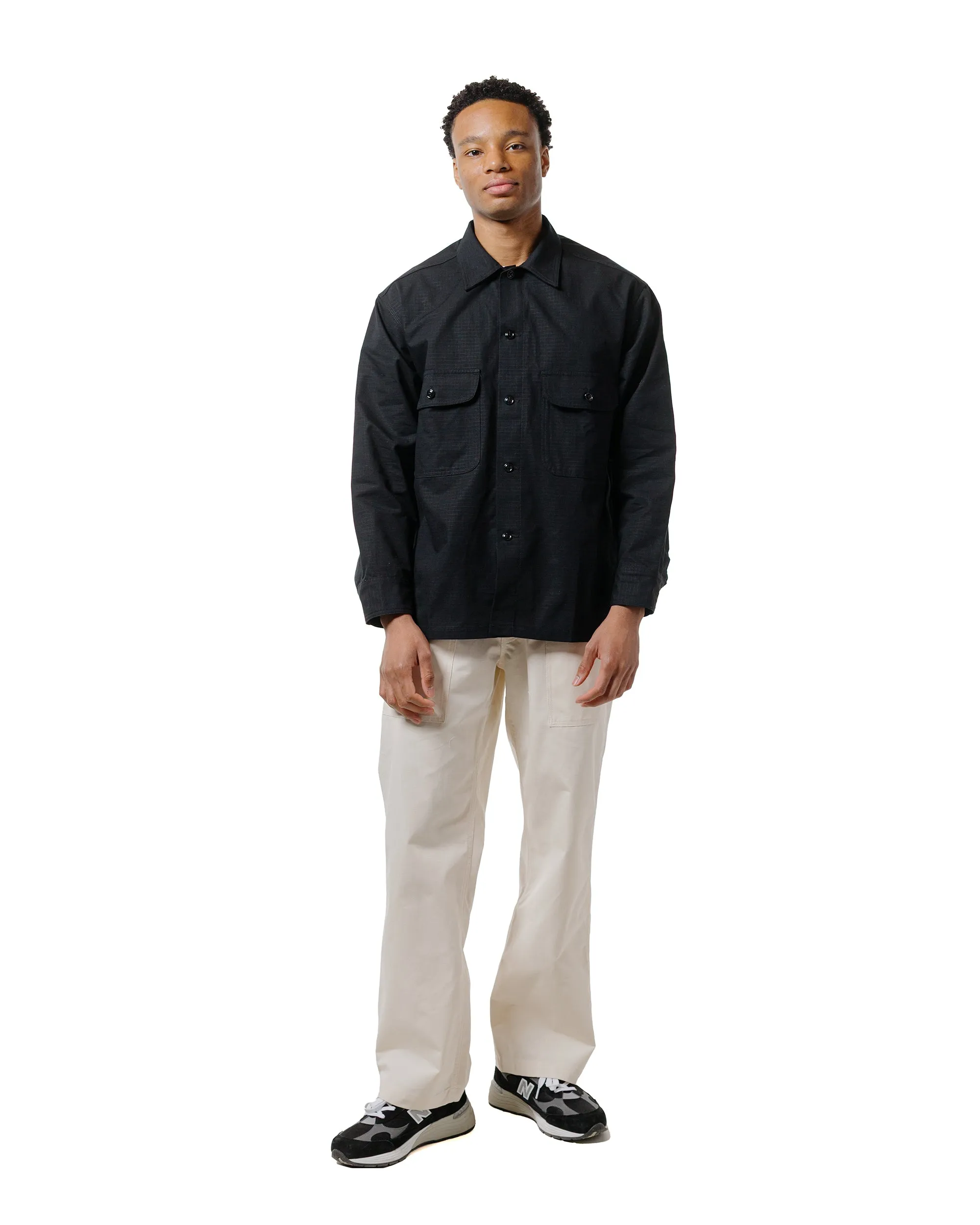 Randy's Garments Over Shirt Cotton Ripstop Black sold by Lost & Found product image thumbnail 4