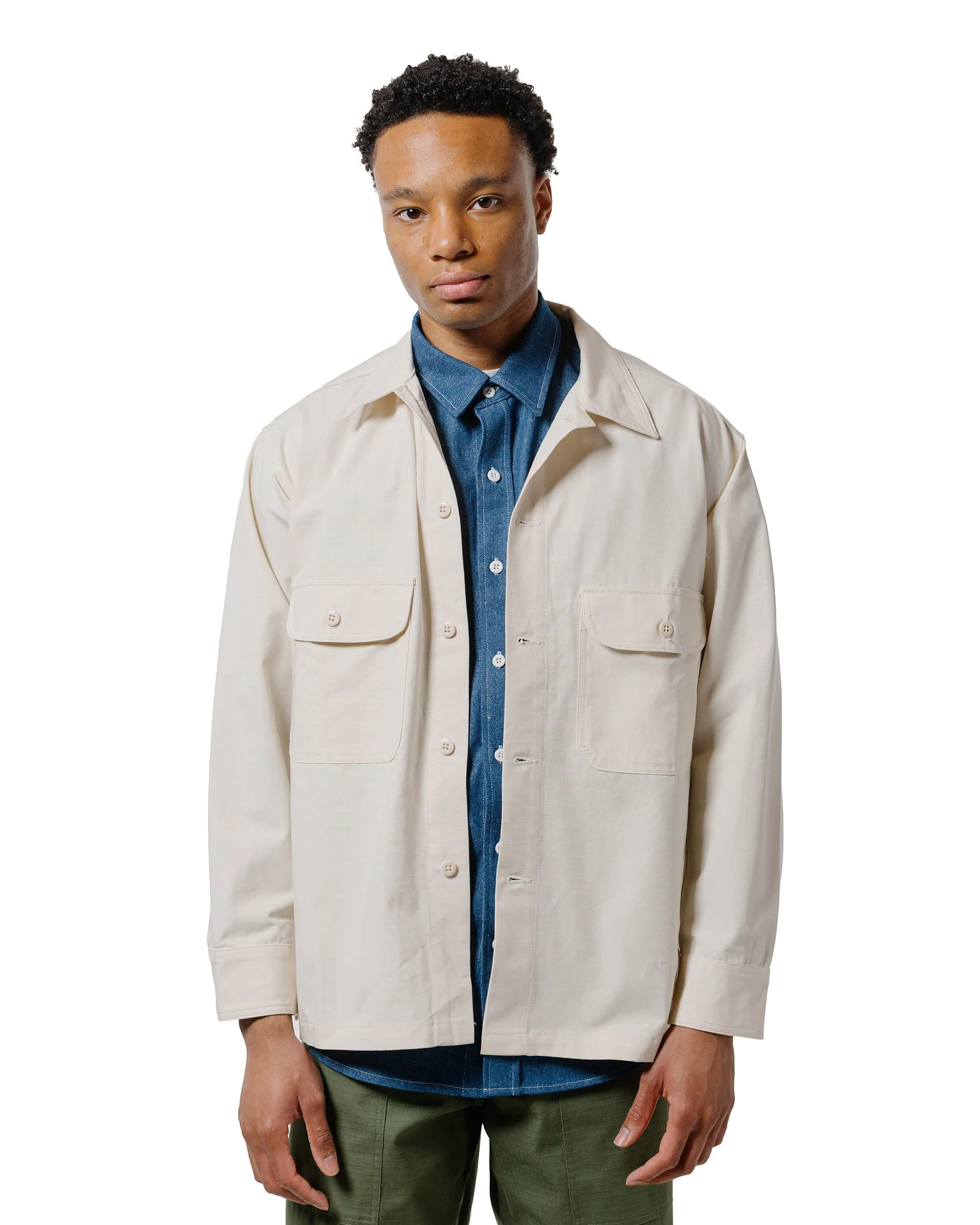 Randy's Garments Over Shirt Cotton Ripstop Natural sold by Lost & Found product image thumbnail 2