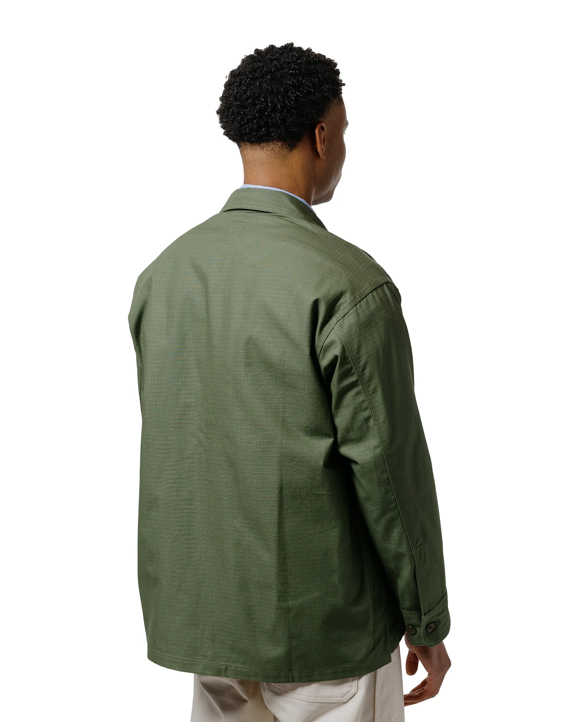 Randy's Garments Over Shirt Cotton Ripstop Olive sold by Lost & Found product image thumbnail 4