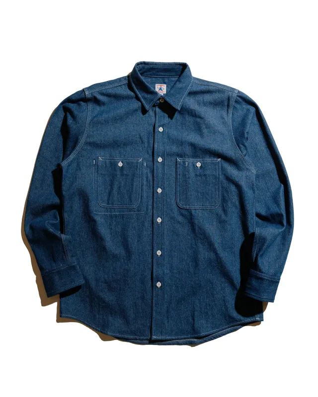 Randy's Garments 3-Pocket Work Shirt Double Washed 8oz Denim sold by Lost & Found
