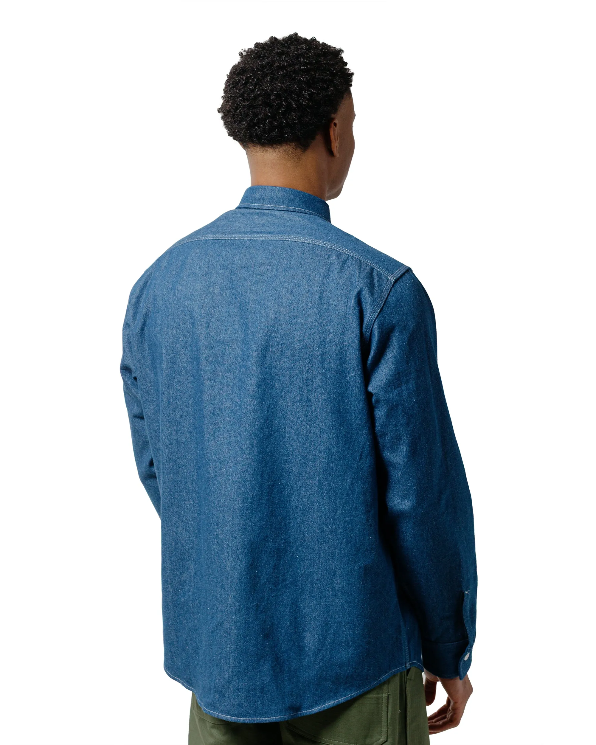 Randy's Garments 3-Pocket Work Shirt Double Washed 8oz Denim sold by Lost & Found product image thumbnail 2