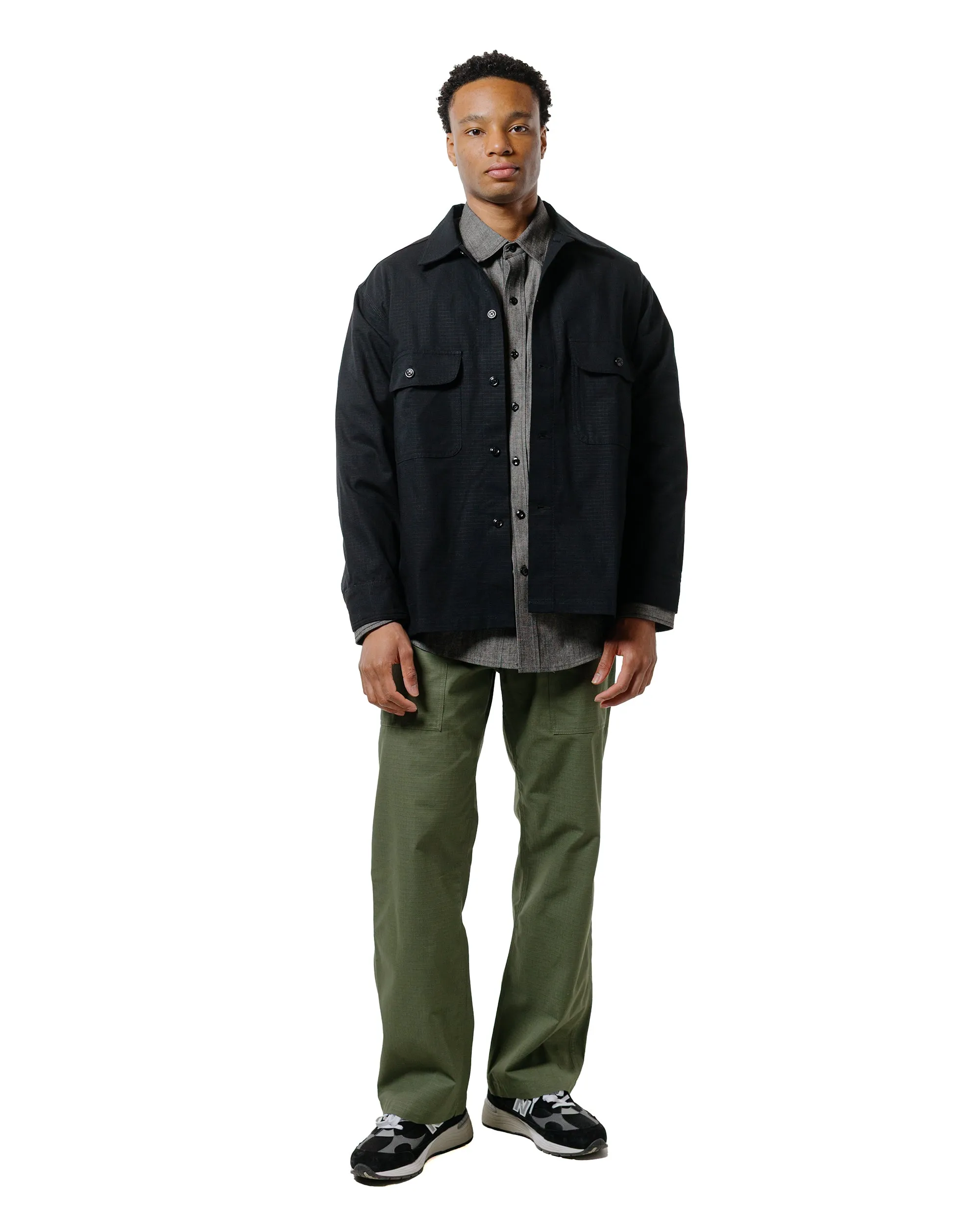 Randy's Garments 3-Pocket Work Shirt 7oz Cotton Washed Chambray Black sold by Lost & Found product image thumbnail 4