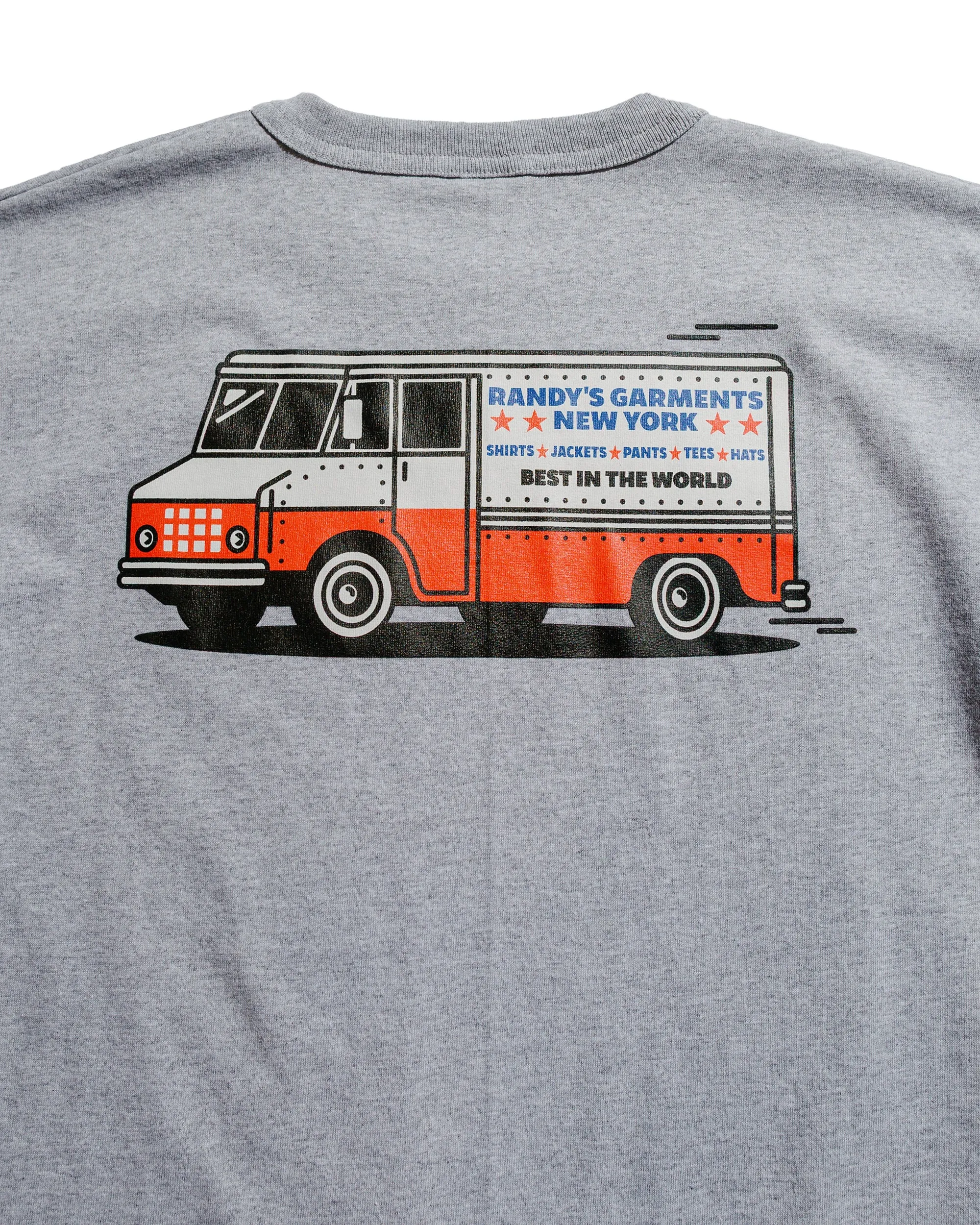 Randy's Garments Box Truck Tee Heather Gray sold by Lost & Found product image thumbnail 4