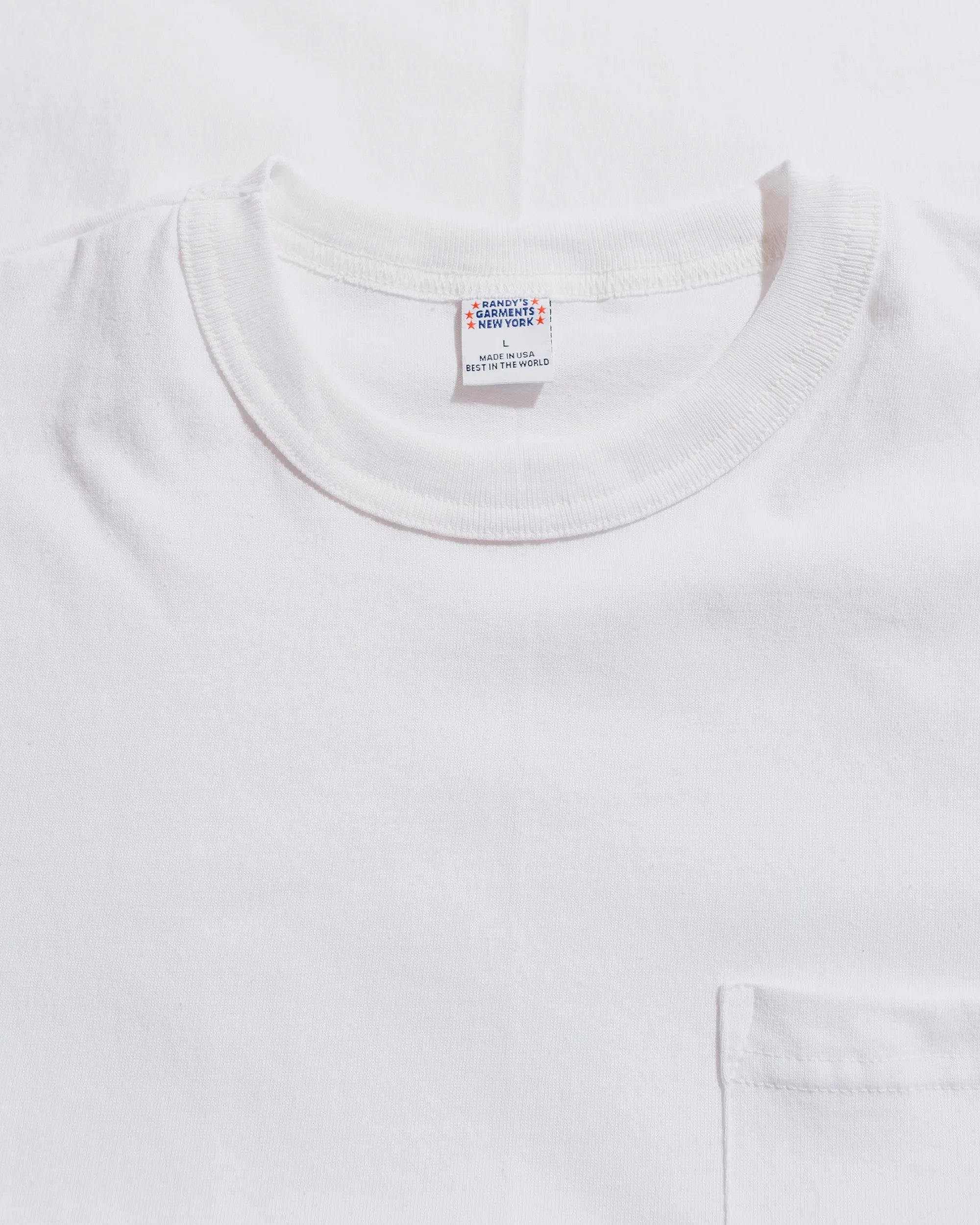 Randy's Garments Pocket Tee (Tab Label) White sold by Lost & Found product image thumbnail 4