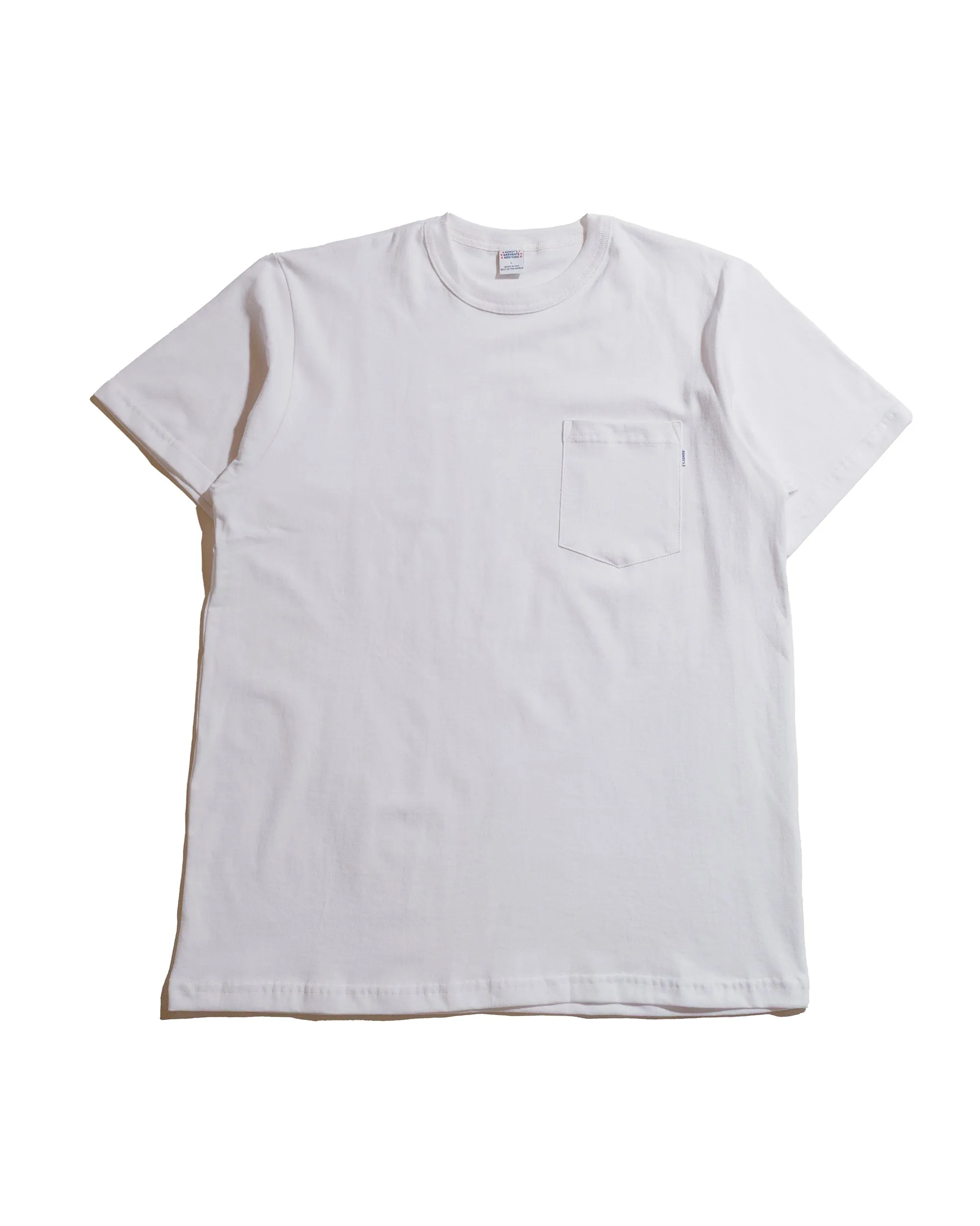Randy's Garments Pocket Tee (Tab Label) White sold by Lost & Found