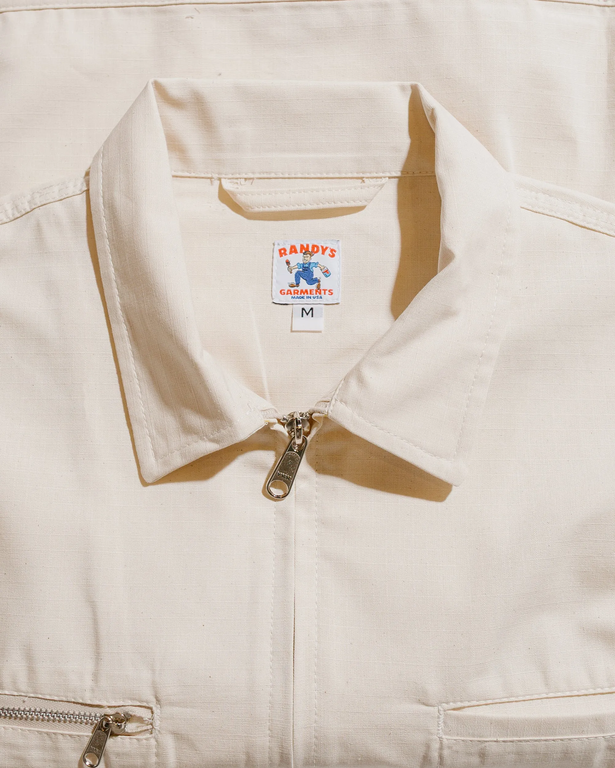 Randy's Garments Service Jacket Cotton Ripstop Natural sold by Lost & Found product image thumbnail 5