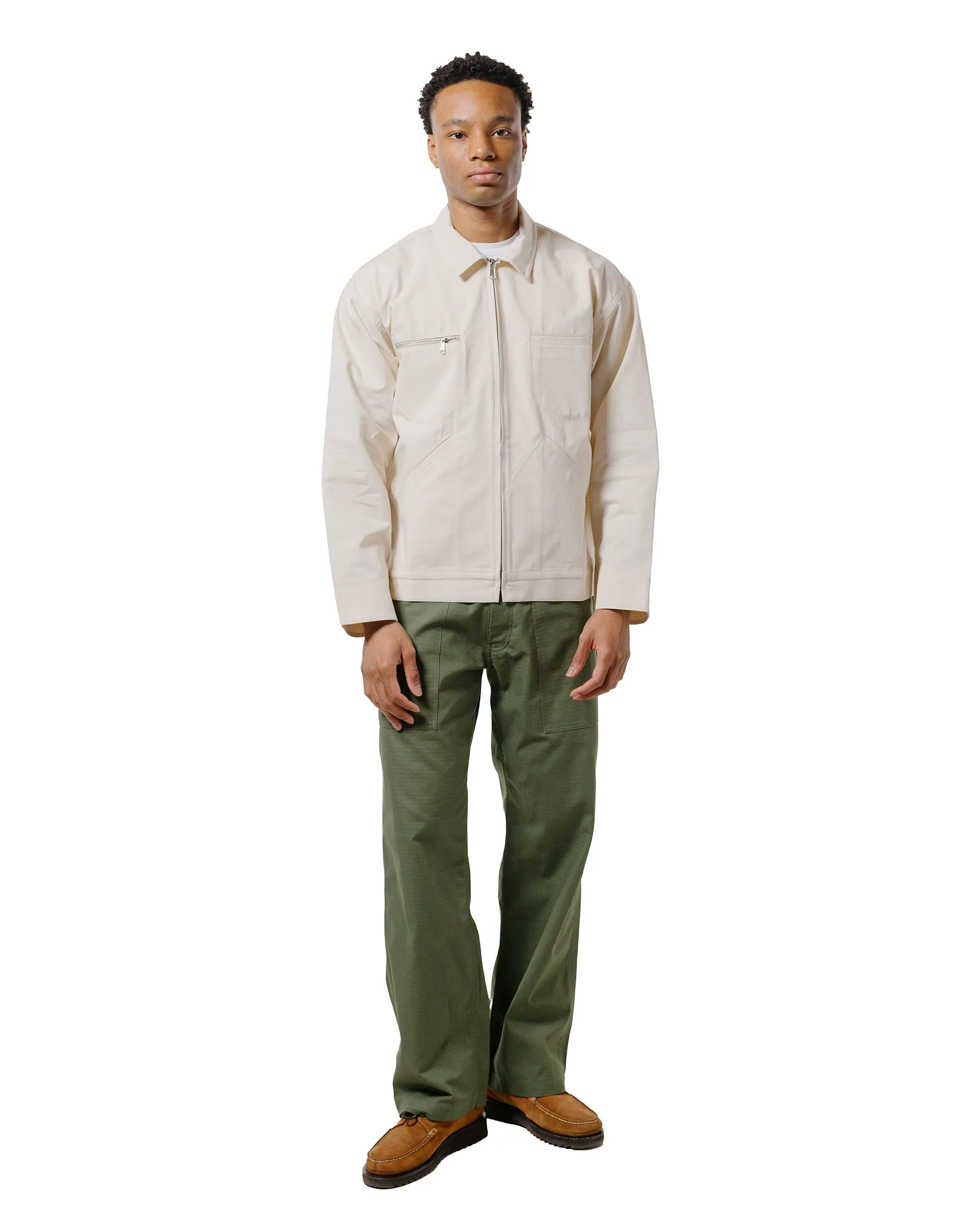 Randy's Garments Service Jacket Cotton Ripstop Natural sold by Lost & Found product image thumbnail 4