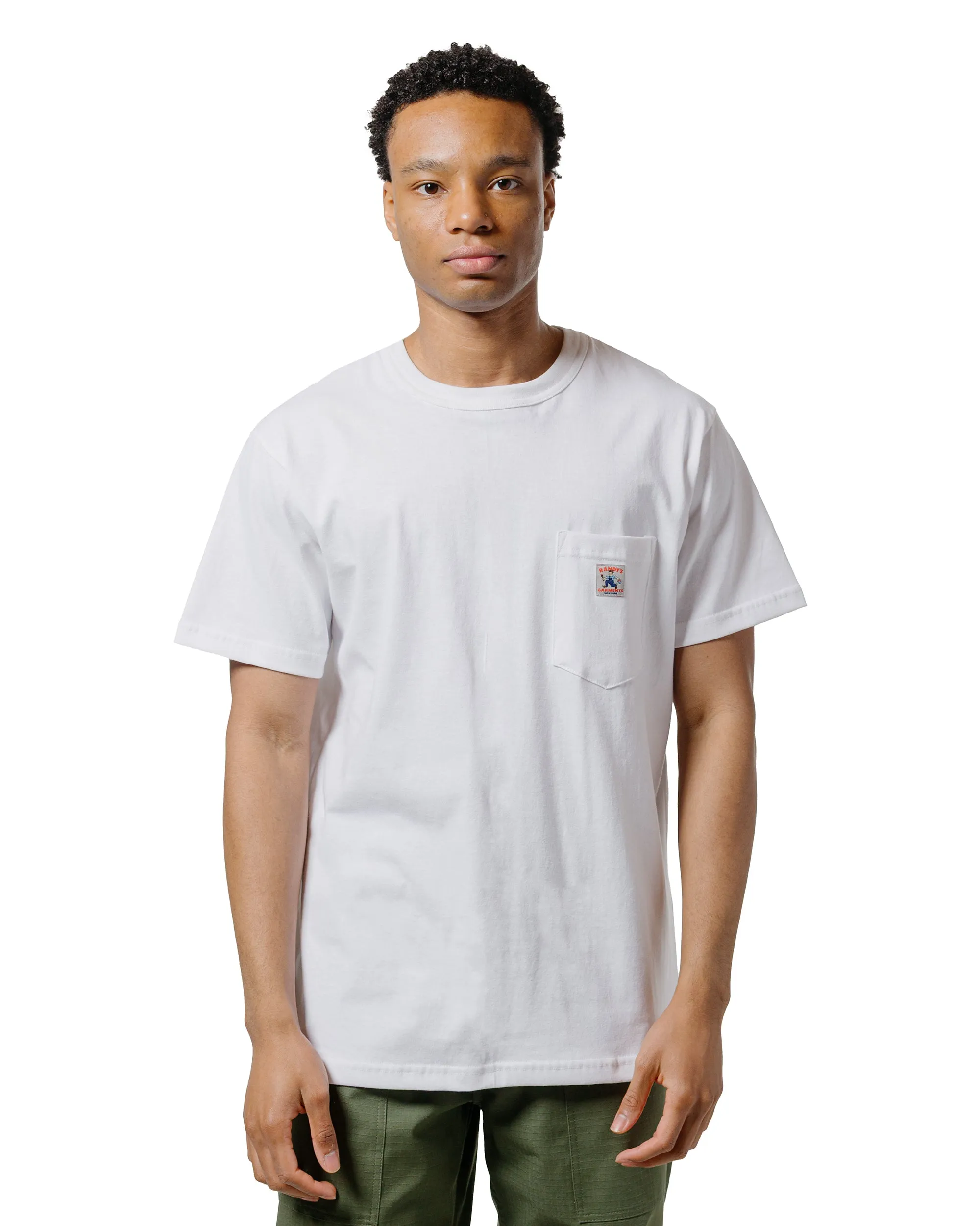 Randy's Garments Pocket Tee White sold by Lost & Found product image thumbnail 2