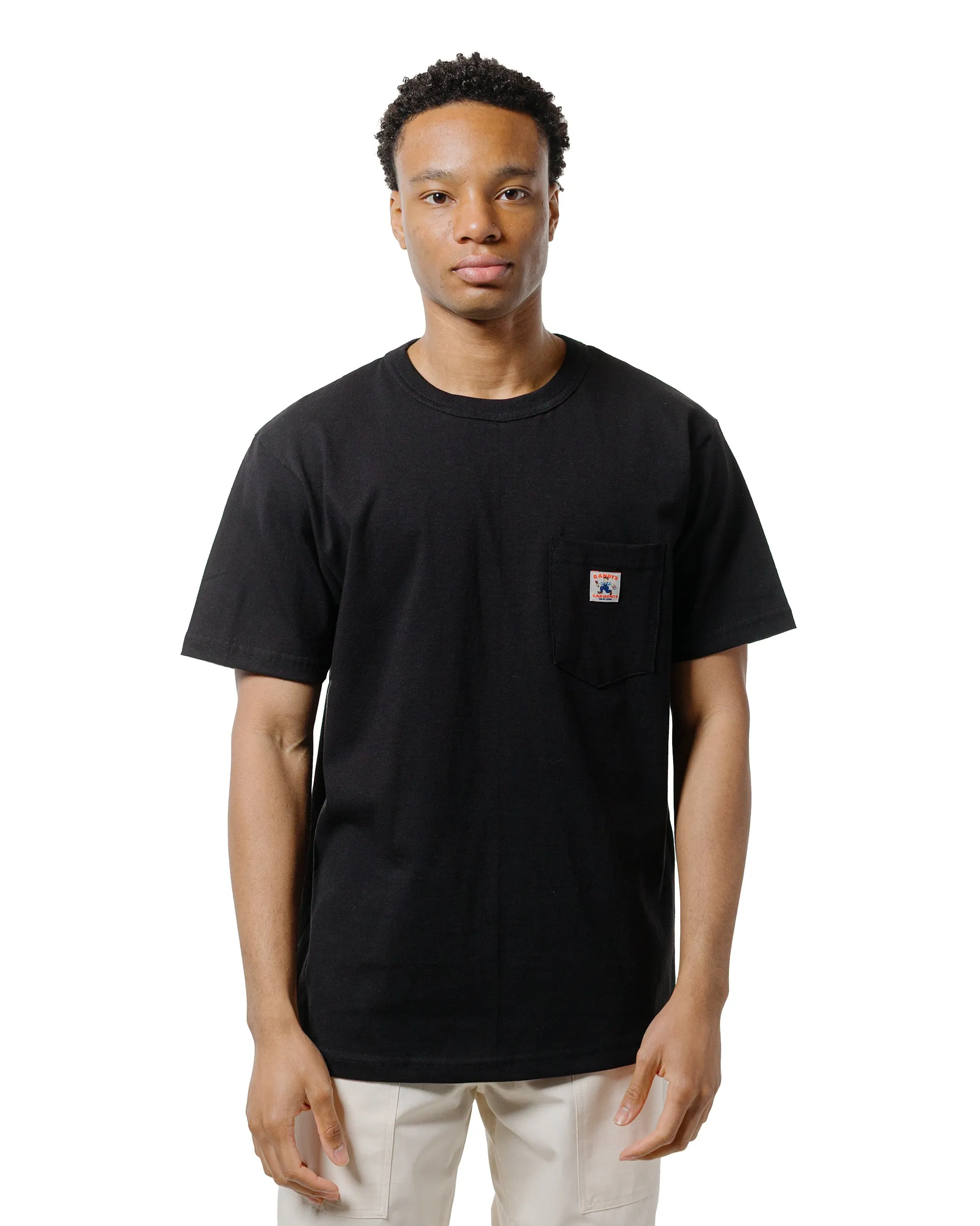 Randy's Garments Pocket Tee Black sold by Lost & Found product image thumbnail 2