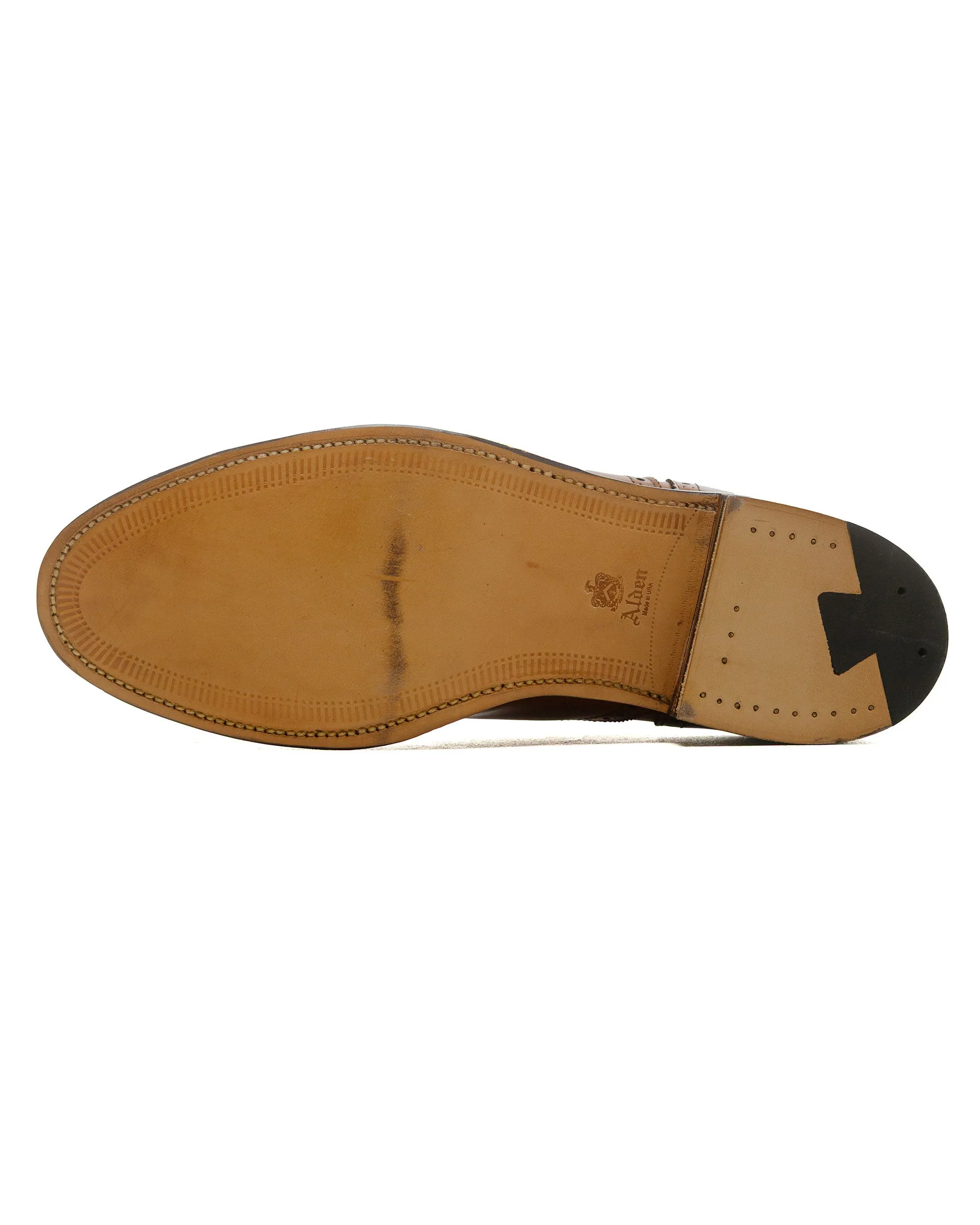 Alden Medallion Perf Tip Bal Oxford Burnished Tan Calfskin 911 sold by Lost & Found product image thumbnail 5