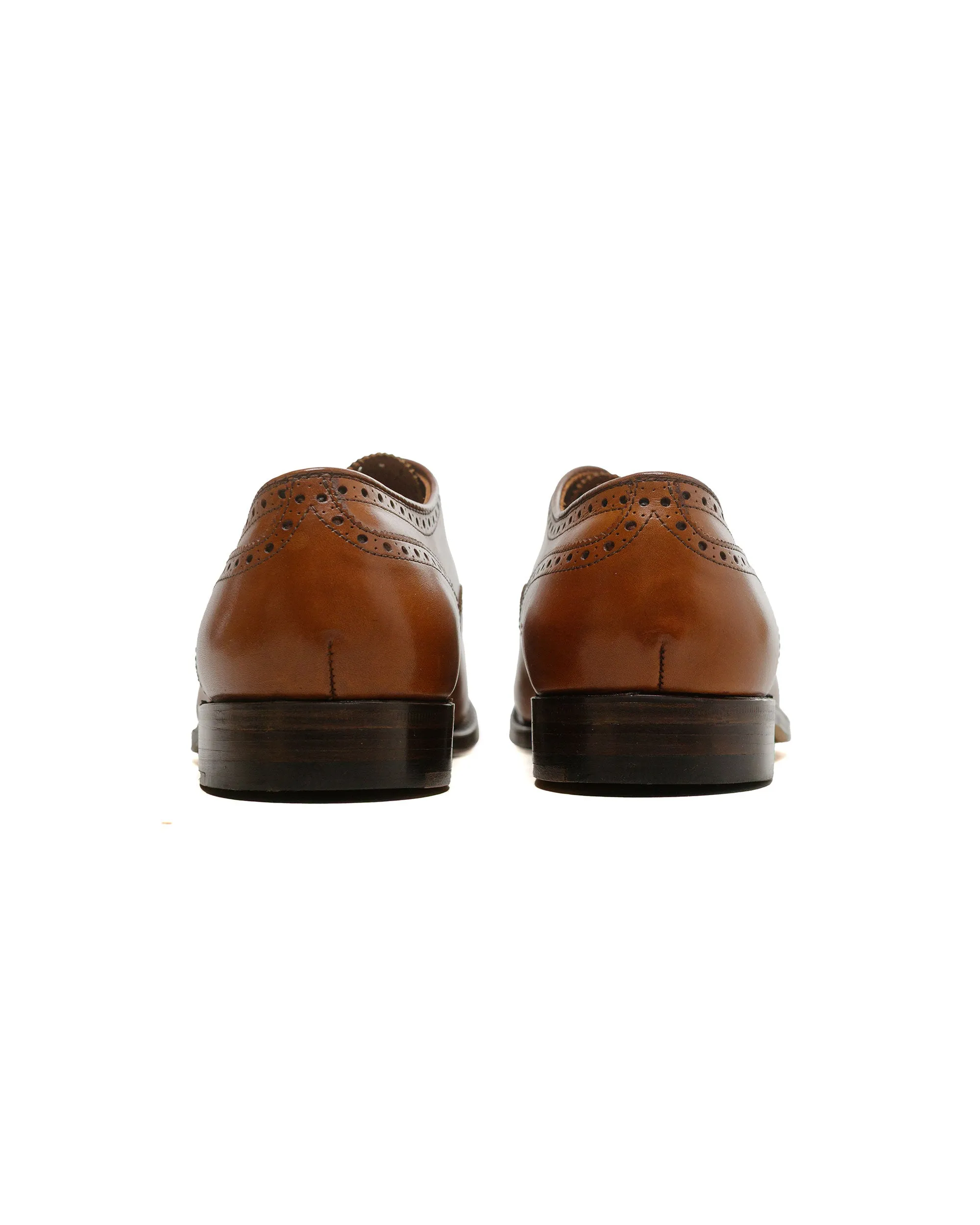 Alden Medallion Perf Tip Bal Oxford Burnished Tan Calfskin 911 sold by Lost & Found product image thumbnail 4