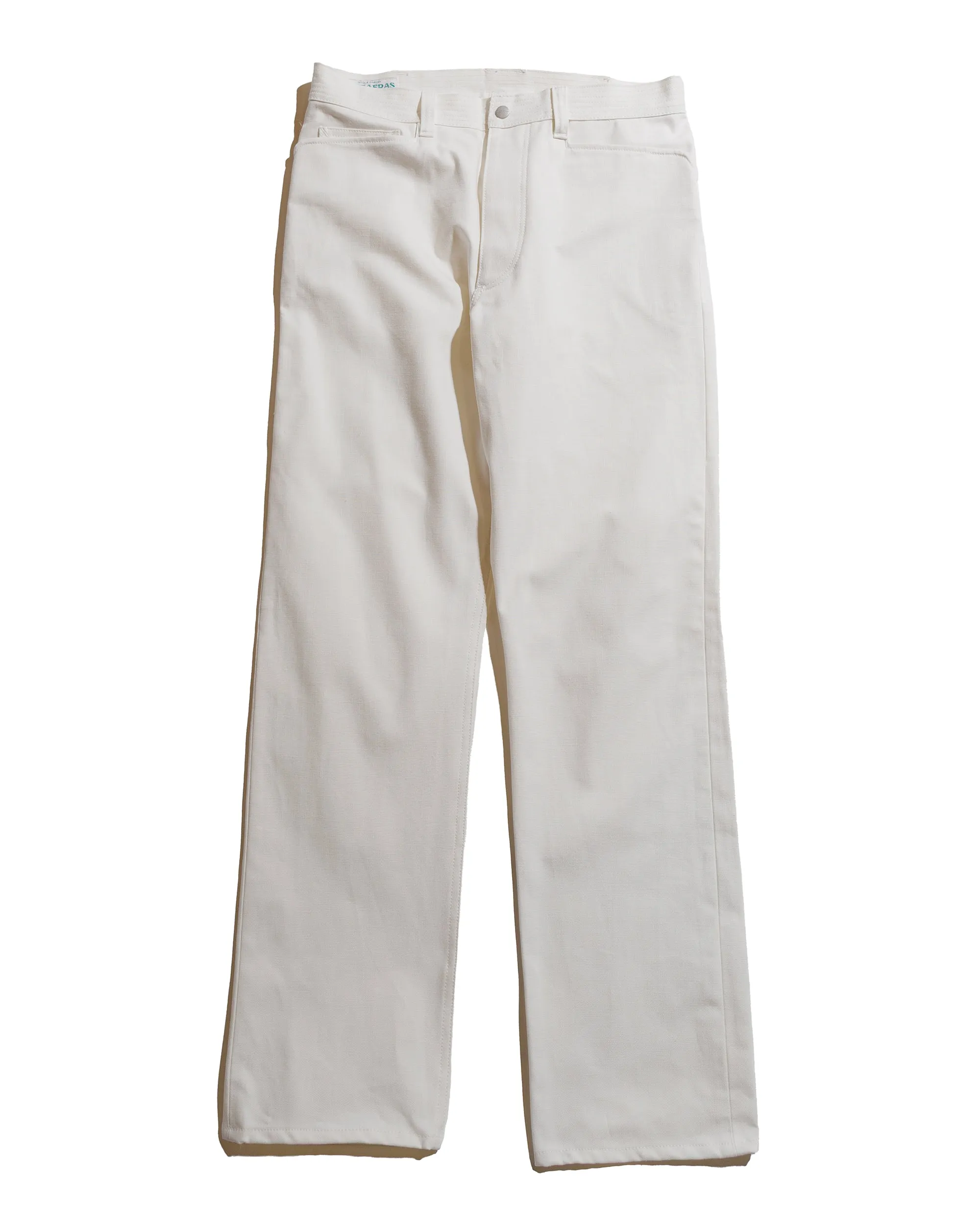Sassafras Weeds Digger Pants Selvedge Duck Off White sold by Lost & Found
