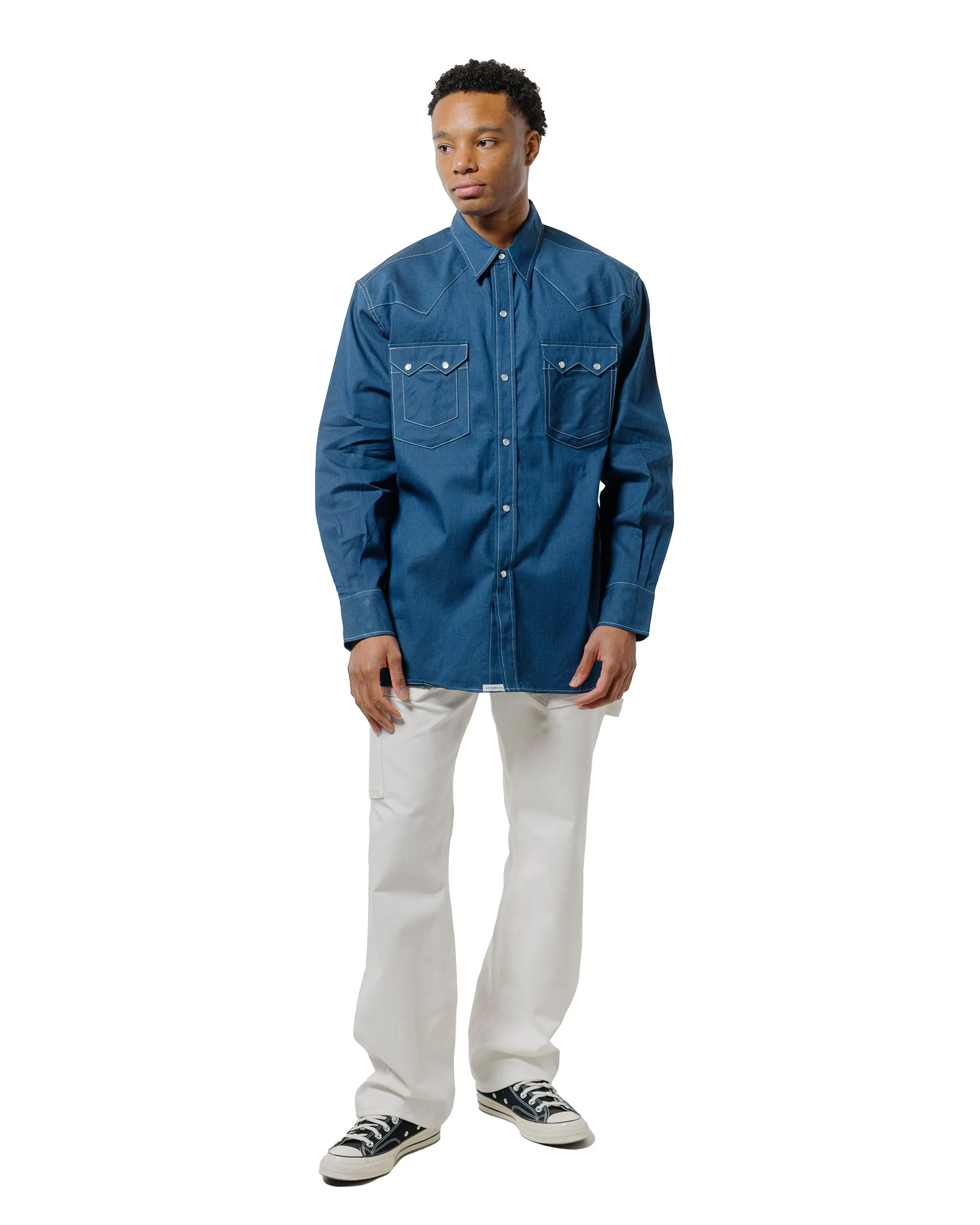 Sassafras Fall Leaf Gardener Pants Selvedge Duck Off White sold by Lost & Found product image thumbnail 4