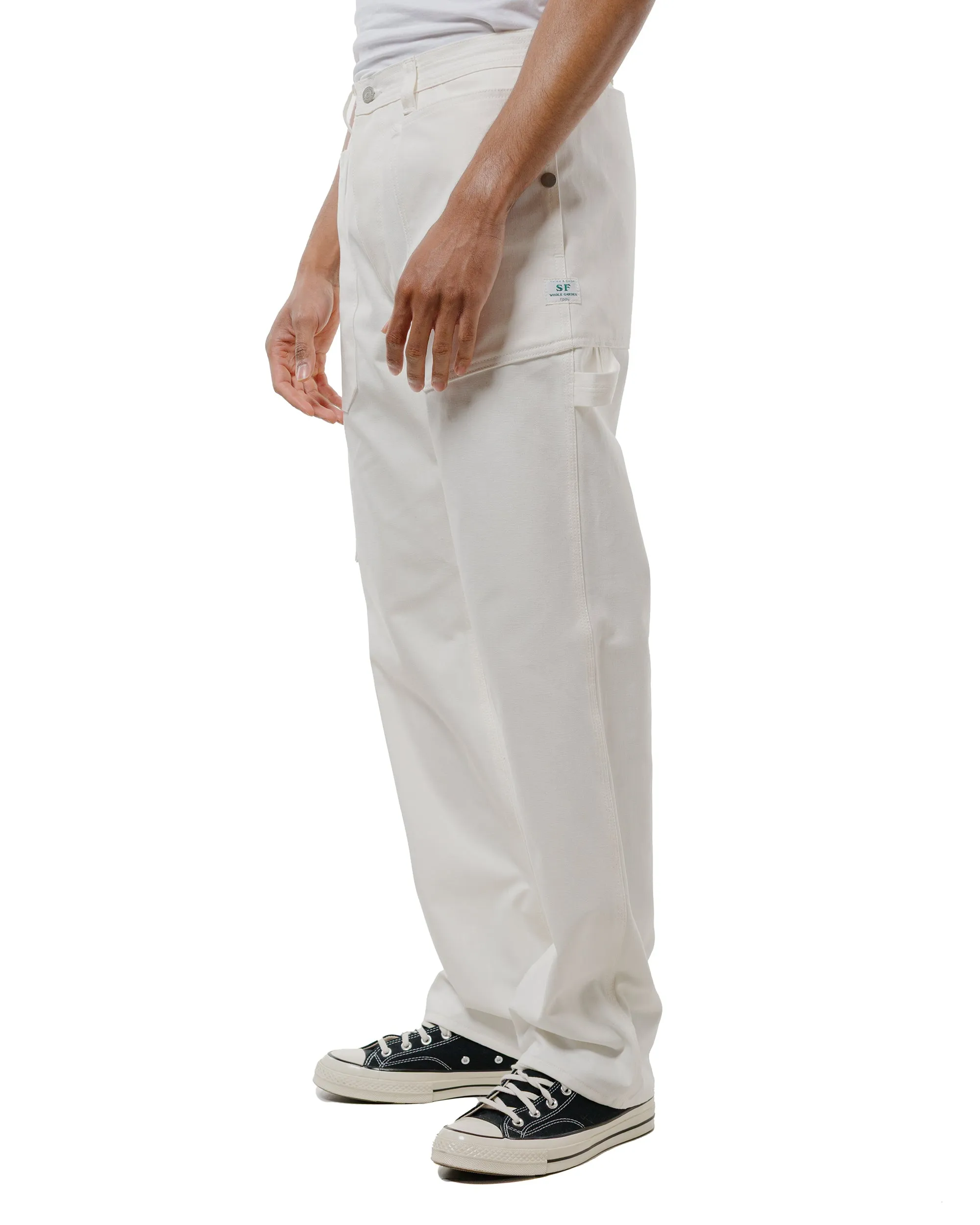 Sassafras Fall Leaf Gardener Pants Selvedge Duck Off White sold by Lost & Found product image thumbnail 2