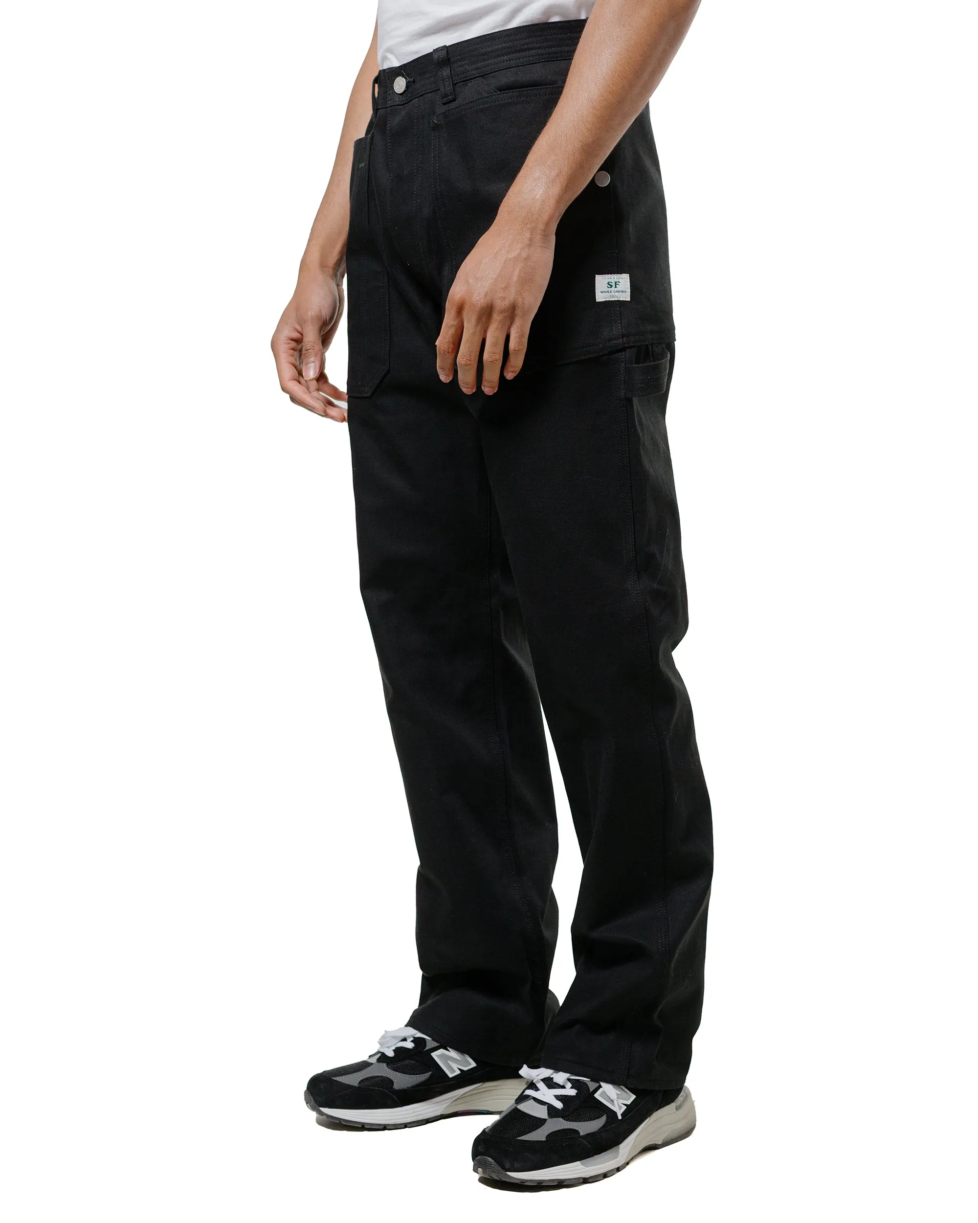 Sassafras Fall Leaf Gardener Pants Selvedge Duck Black sold by Lost & Found product image thumbnail 2
