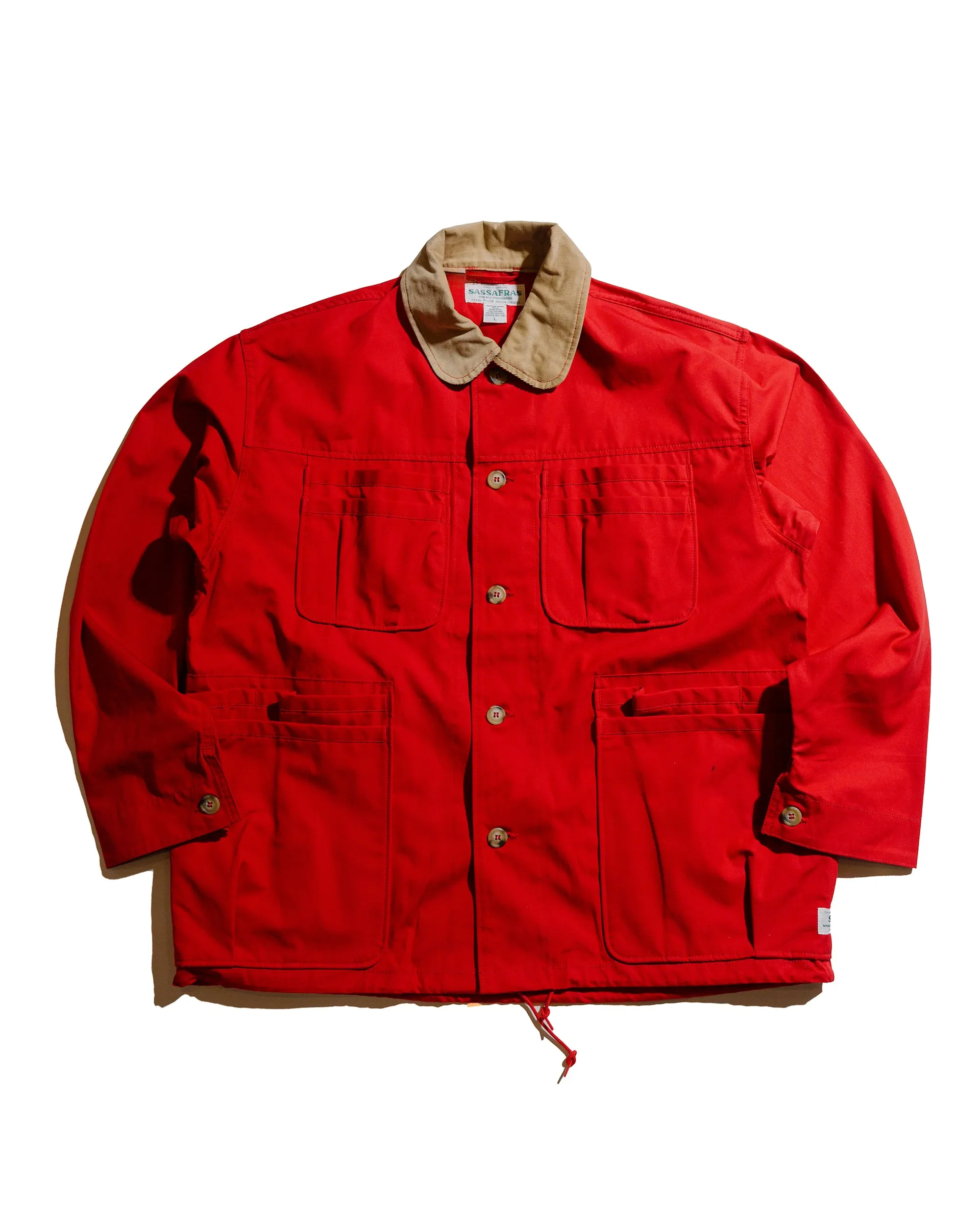 Sassafras Overgrown Warden Jacket Weather Red sold by Lost & Found