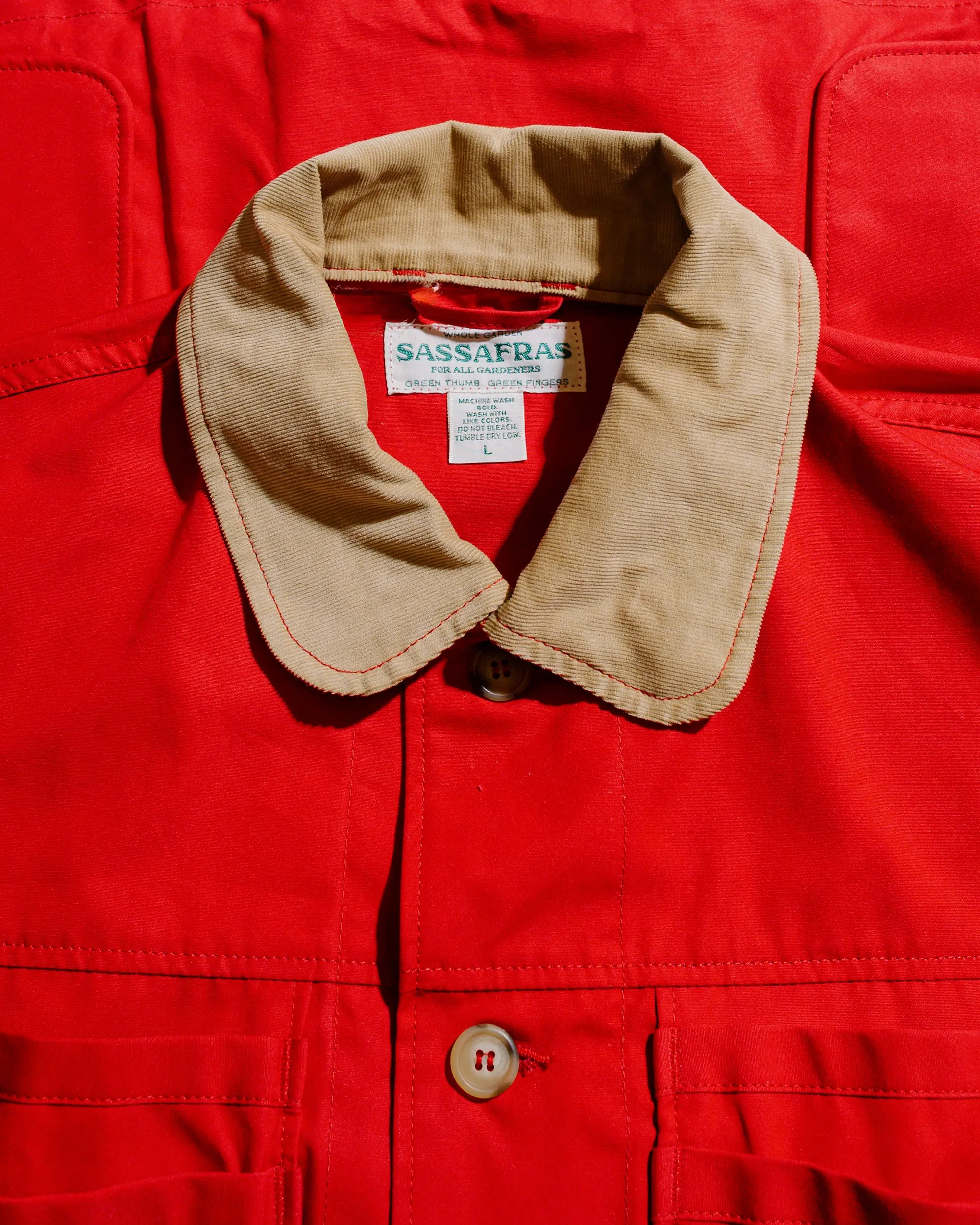 Sassafras Overgrown Warden Jacket Weather Red sold by Lost & Found product image thumbnail 5