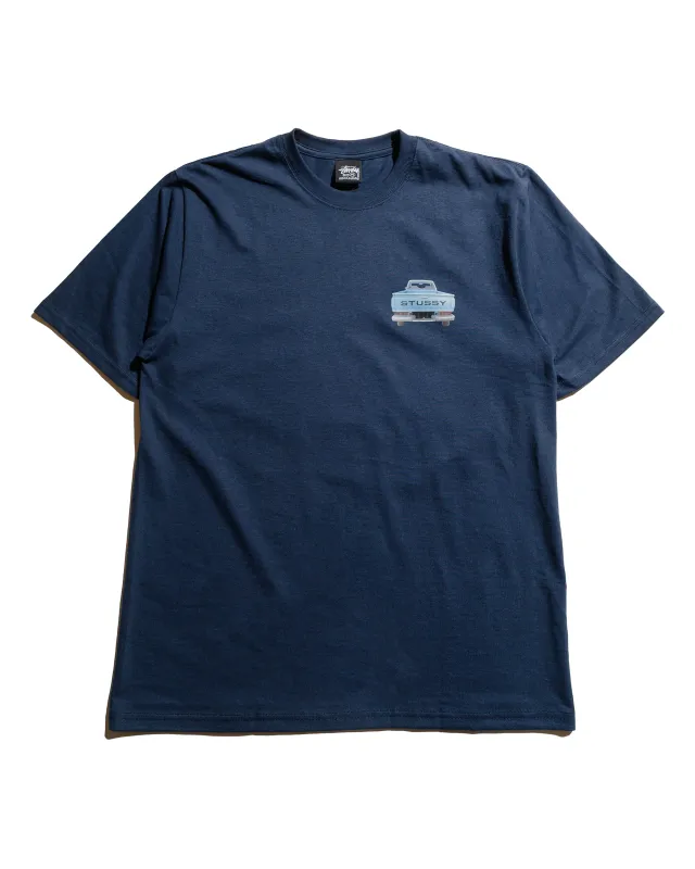 Stüssy Pickup Tee Navy sold by Lost & Found