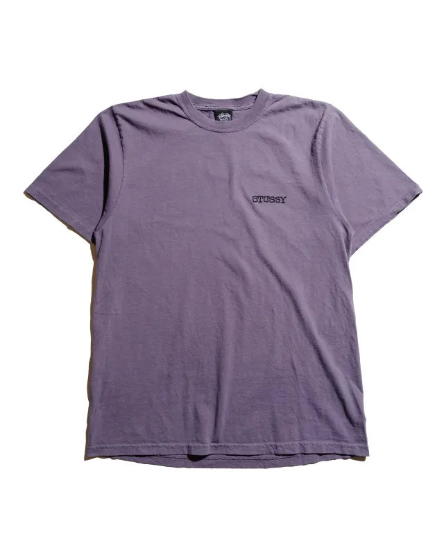Stüssy Jumbo Pigment Dyed Tee Grape sold by Lost & Found