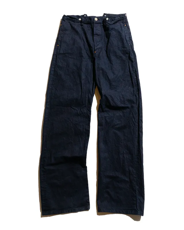Tender Type 156 Split Back Jeans Weaver's Blanket Denim Hadal Blue made by Tender
