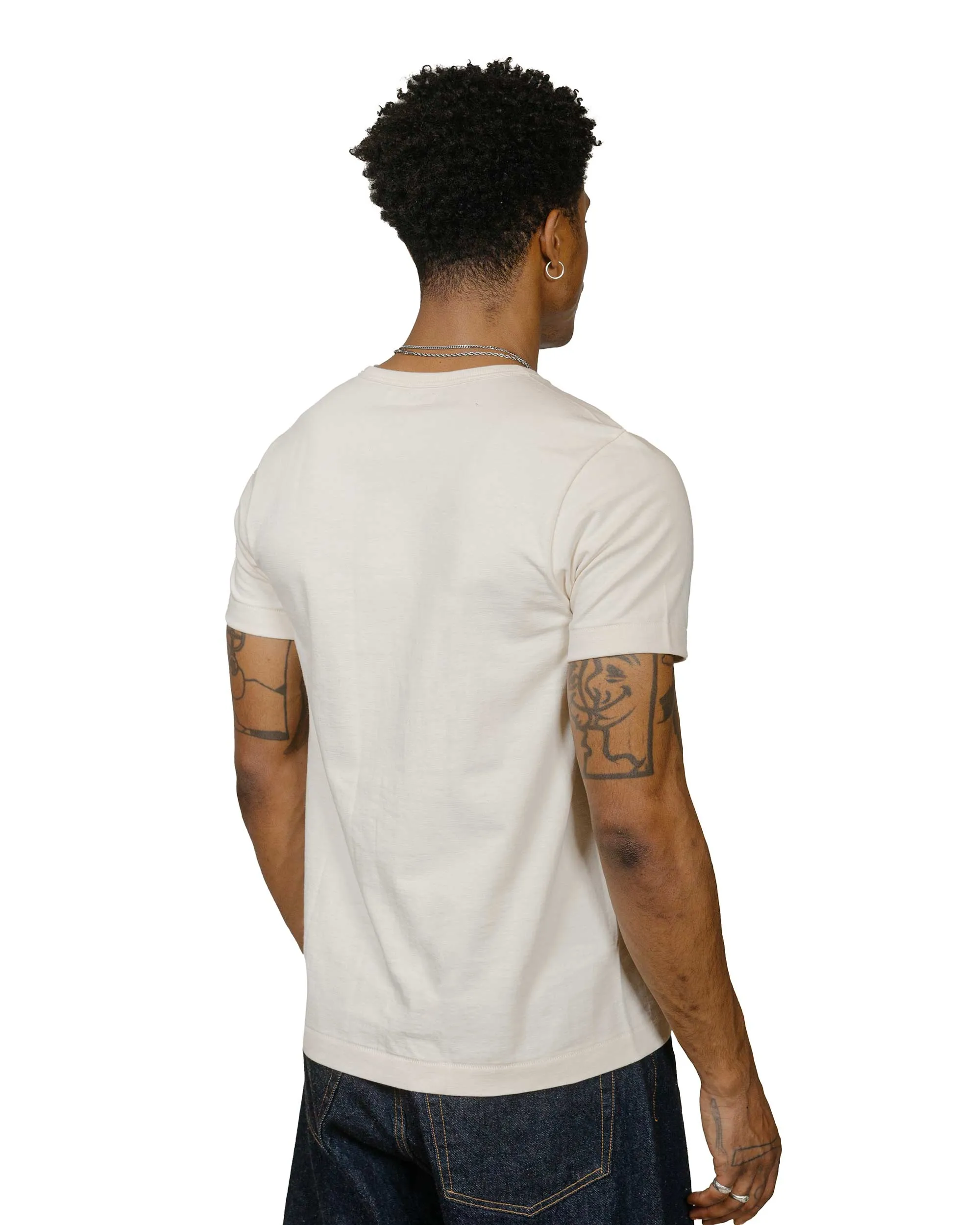 Merz B. Schwanen 215 Loopwheeled T-Shirt Nature sold by Lost & Found product image thumbnail 3