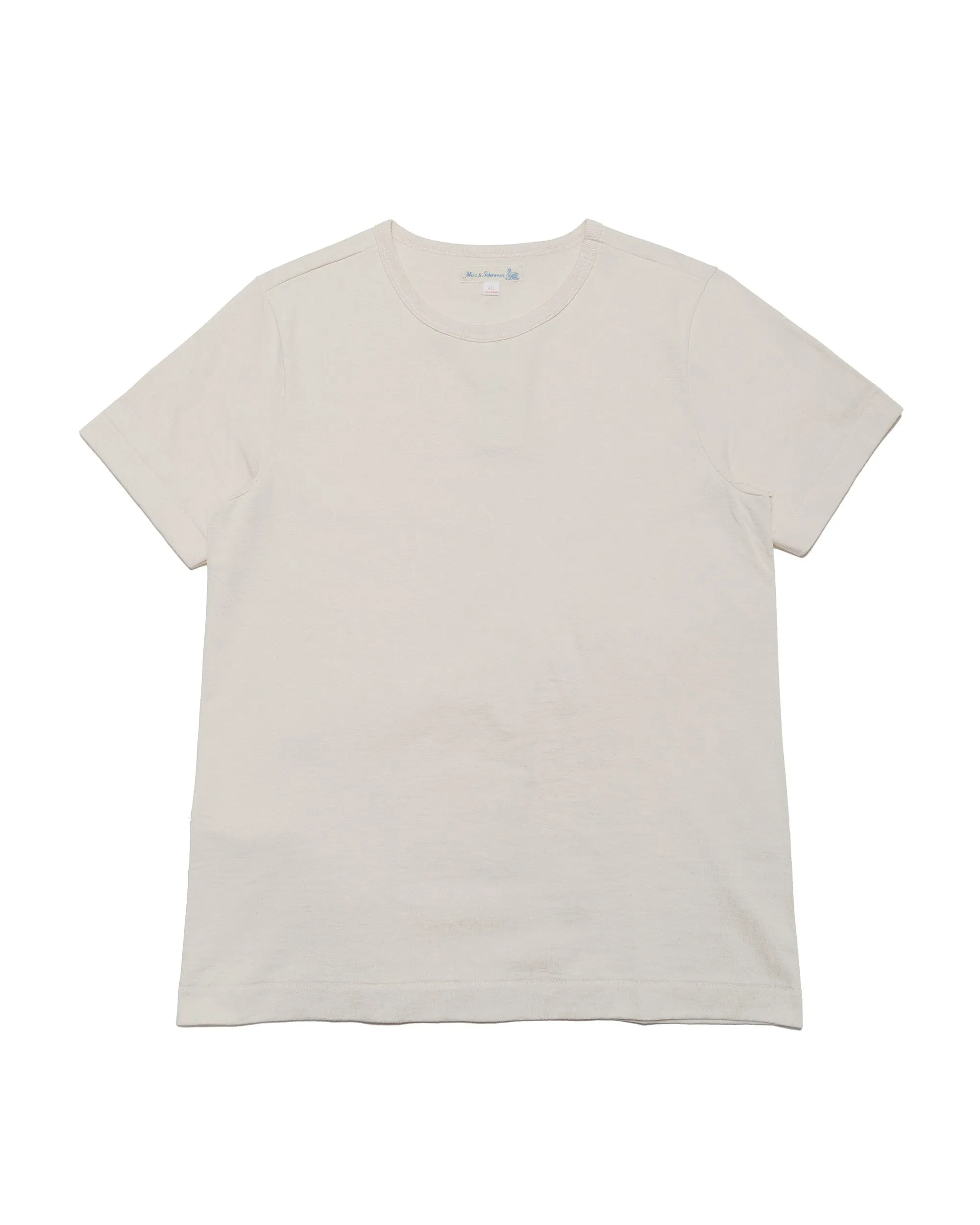 Merz B. Schwanen 215 Loopwheeled T-Shirt Nature sold by Lost & Found