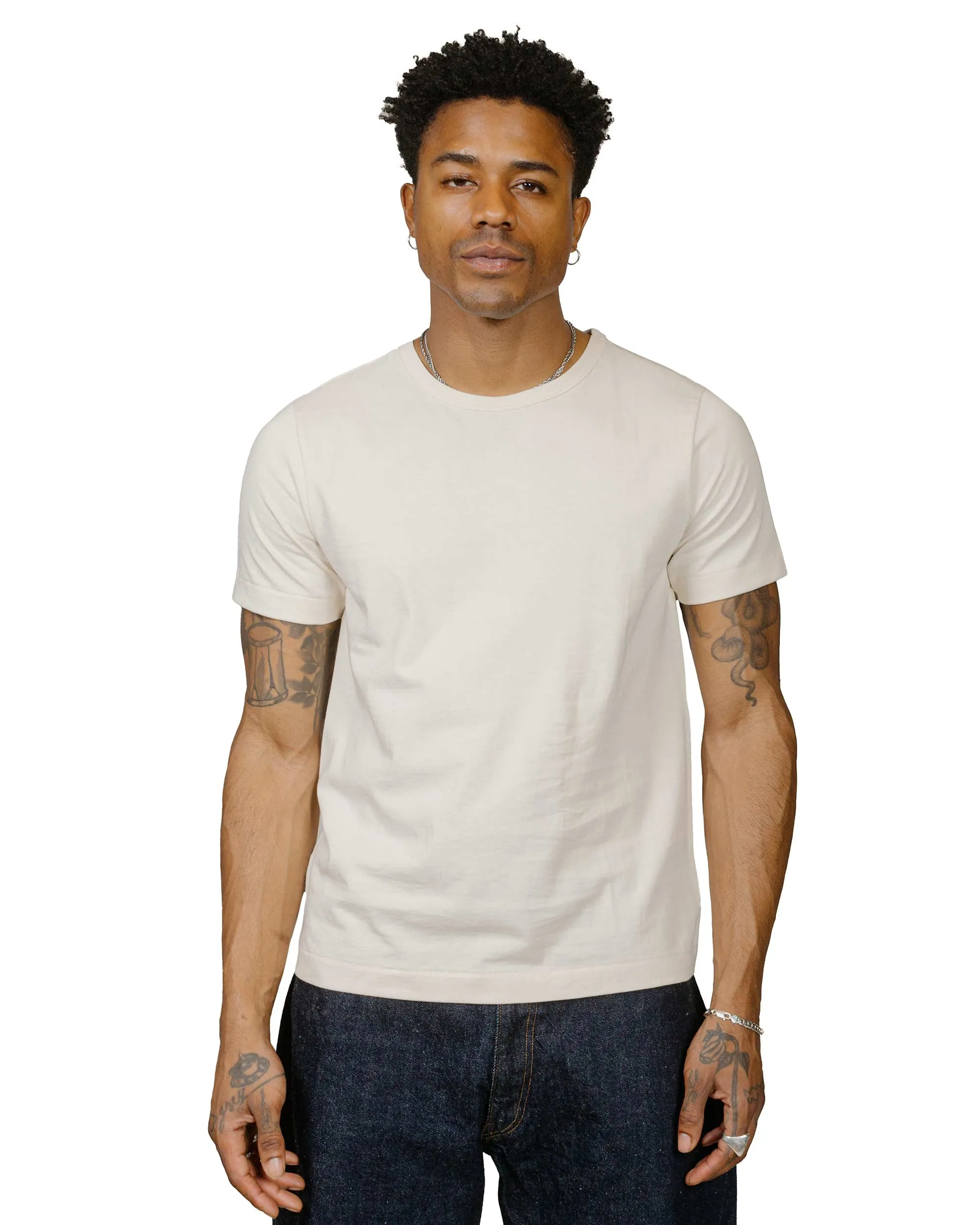 Merz B. Schwanen 215 Loopwheeled T-Shirt Nature sold by Lost & Found product image thumbnail 2