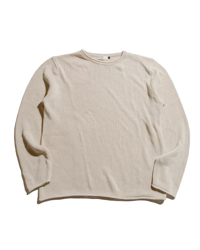 Amomento Paper Yarn Pullover Ecru made by Amomento