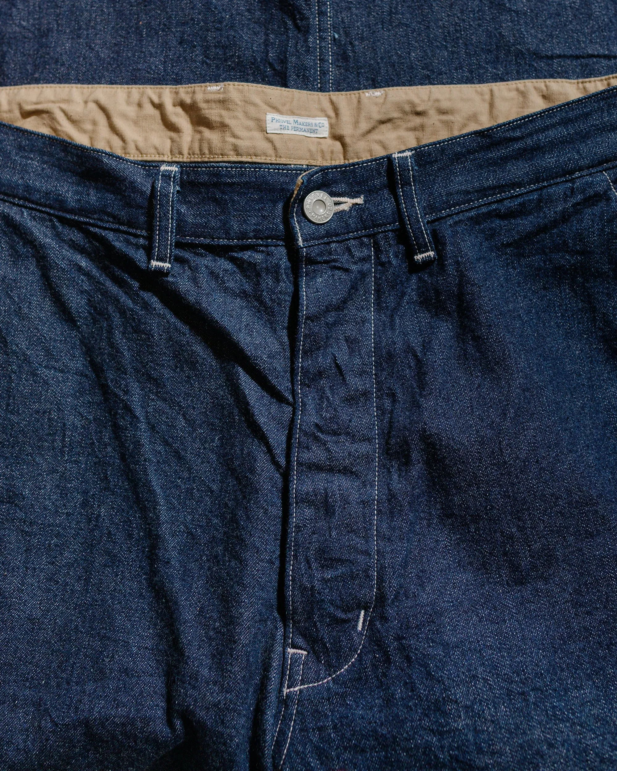 Phigvel Denim Painter Trousers Indigo Rigid sold by Lost & Found product image thumbnail 5