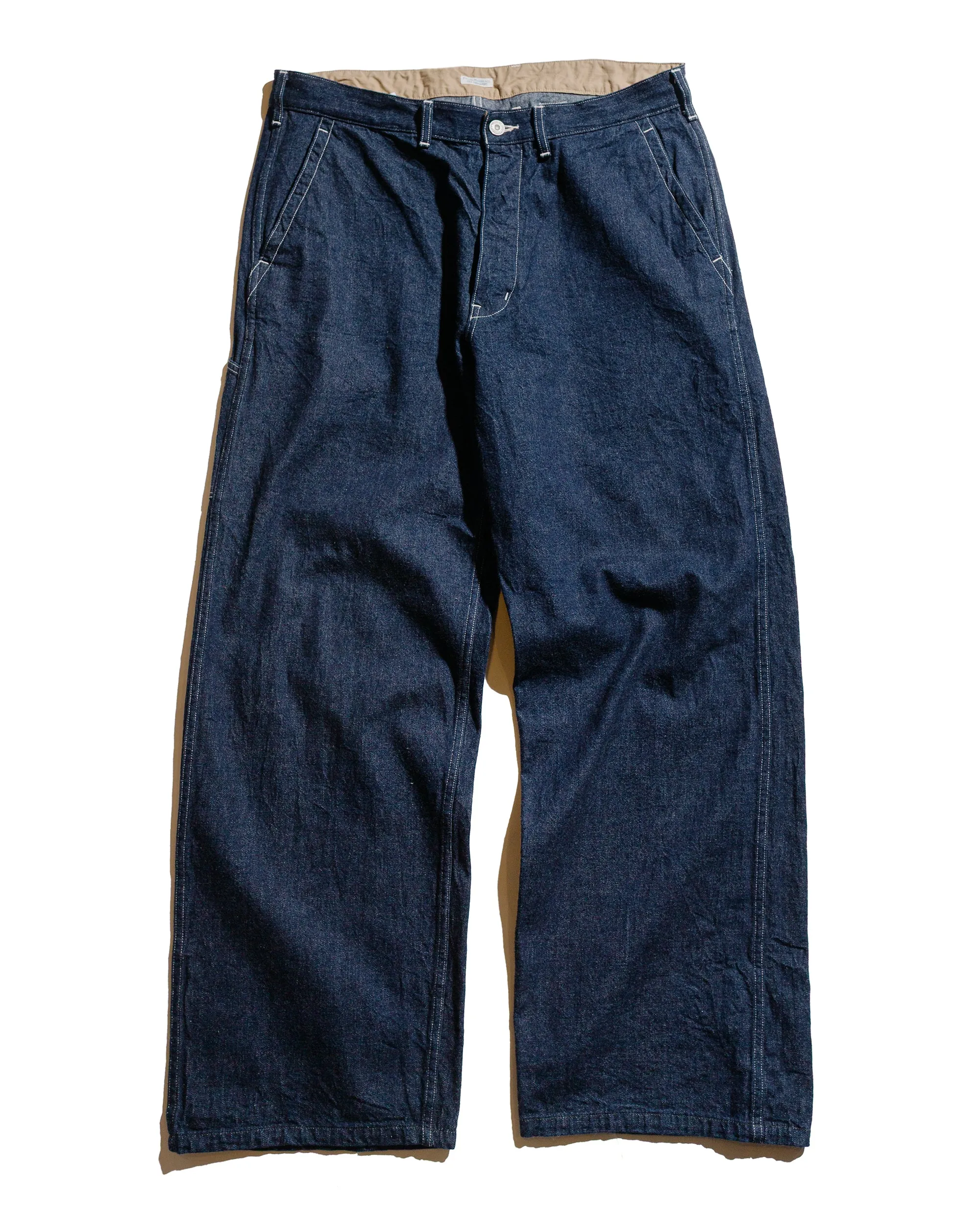Phigvel Denim Painter Trousers Indigo Rigid sold by Lost & Found