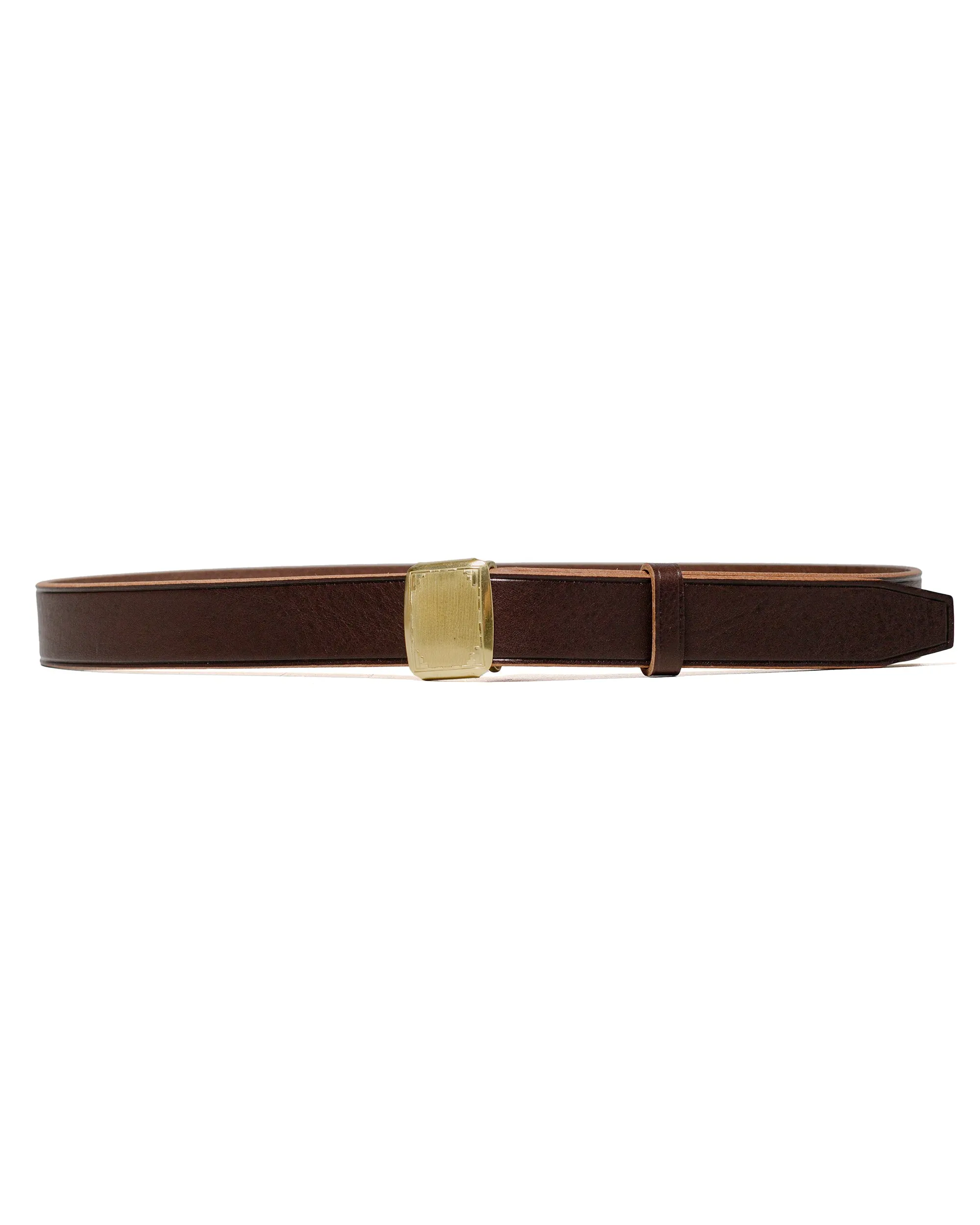 Phigvel Hickok Belt D.Brown/Brass sold by Lost & Found