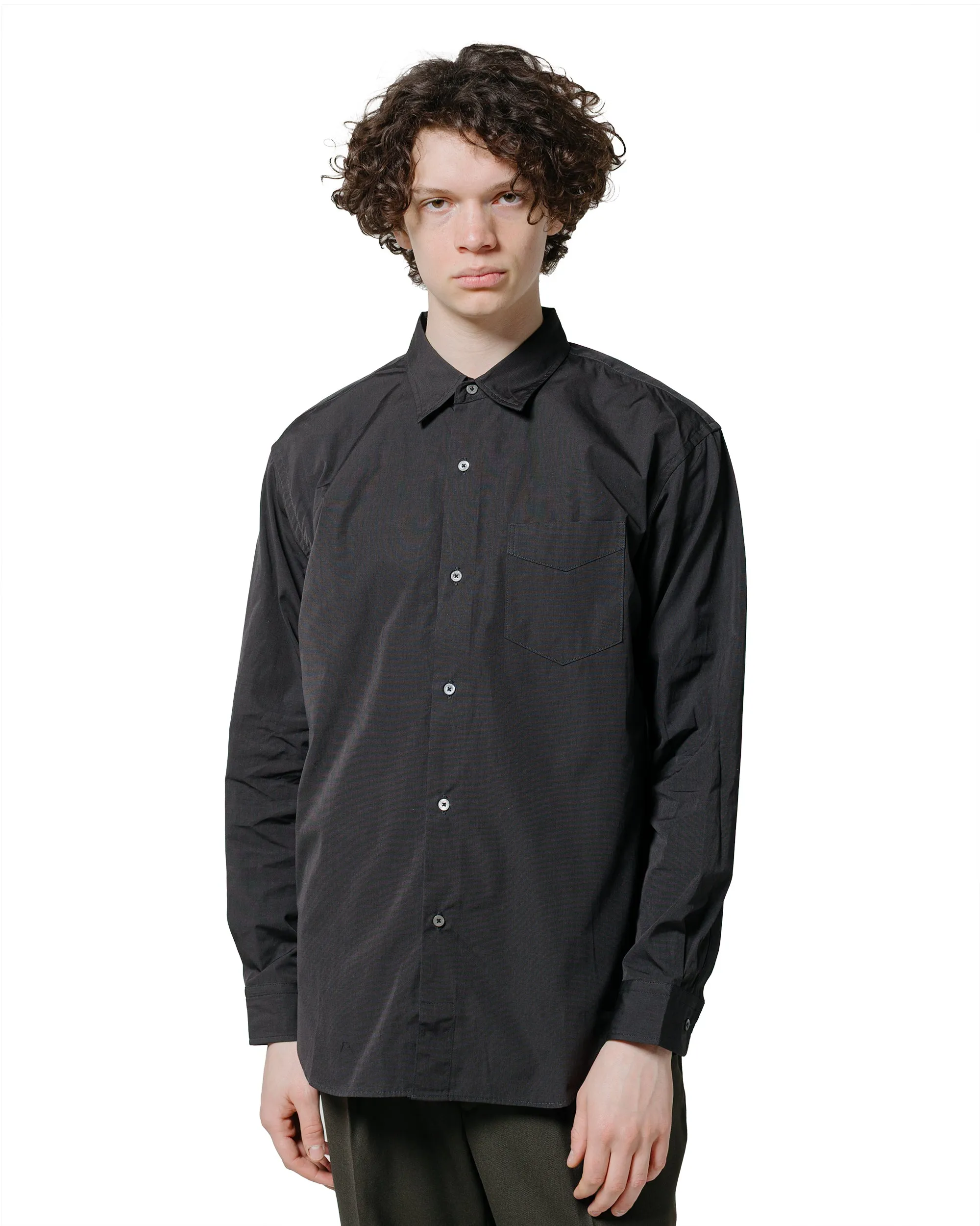 Phigvel Regular Collar Dress Shirt Charcoal sold by Lost & Found product image thumbnail 2