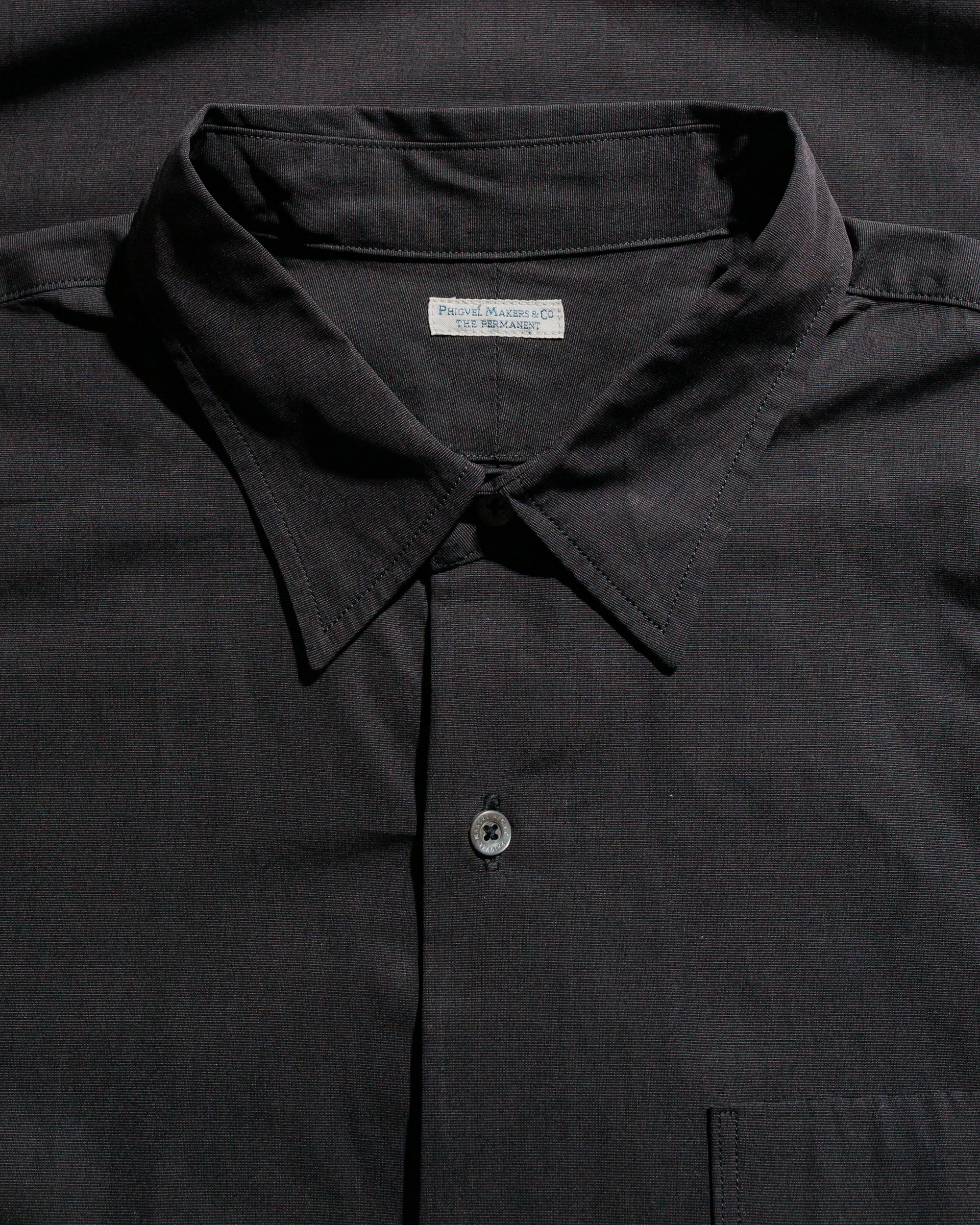 Phigvel Regular Collar Dress Shirt Charcoal sold by Lost & Found product image thumbnail 5