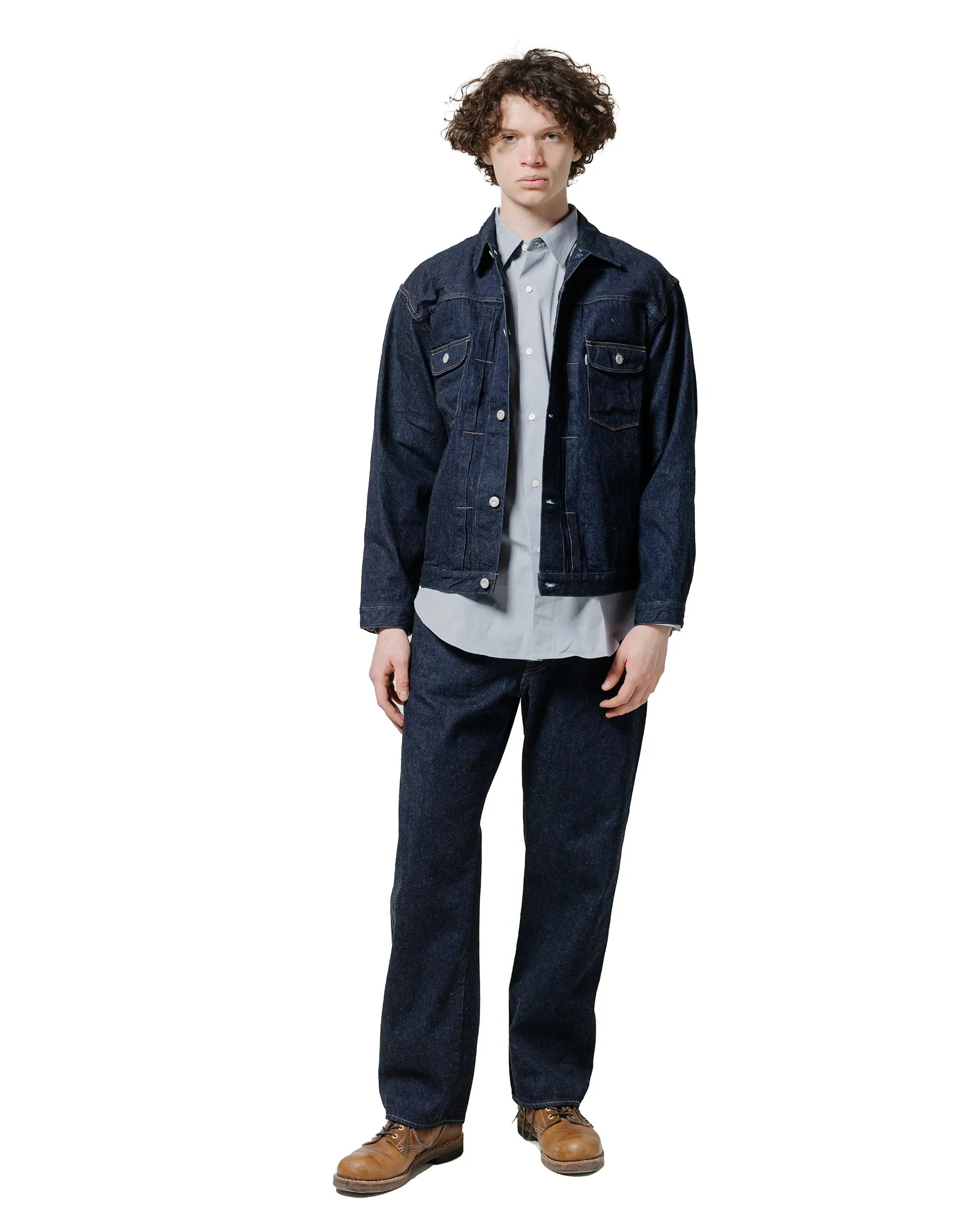 Phigvel Regular Collar Dress Shirt Old Sax sold by Lost & Found product image thumbnail 4