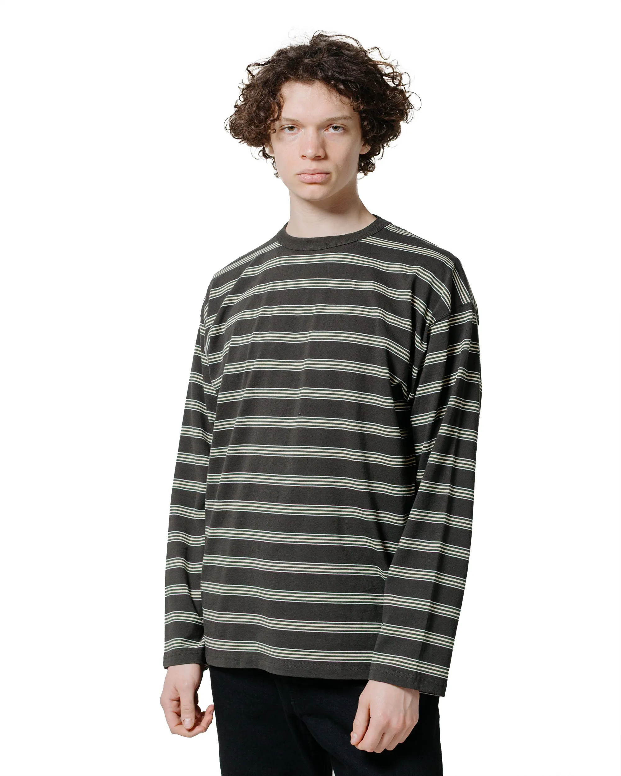 Phigvel Border Long Sleeve Top Graphite/Yellow sold by Lost & Found product image thumbnail 2