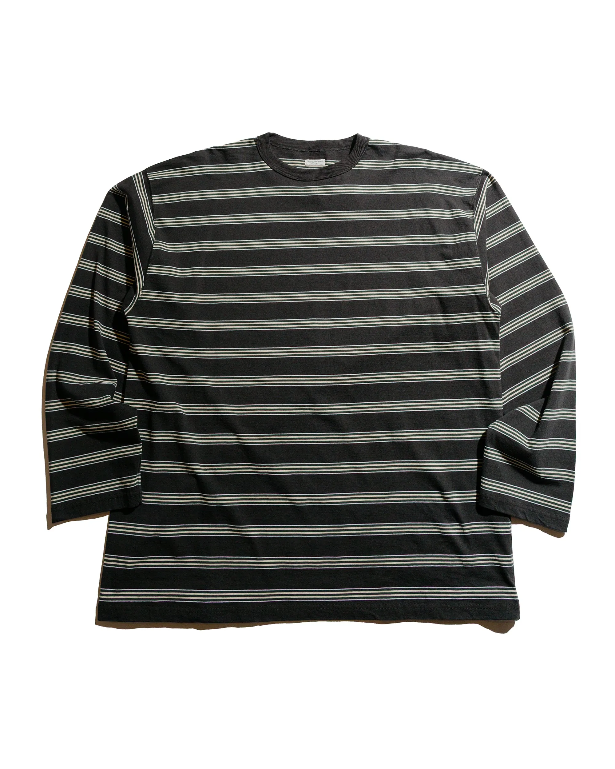 Phigvel Border Long Sleeve Top Graphite/Yellow sold by Lost & Found