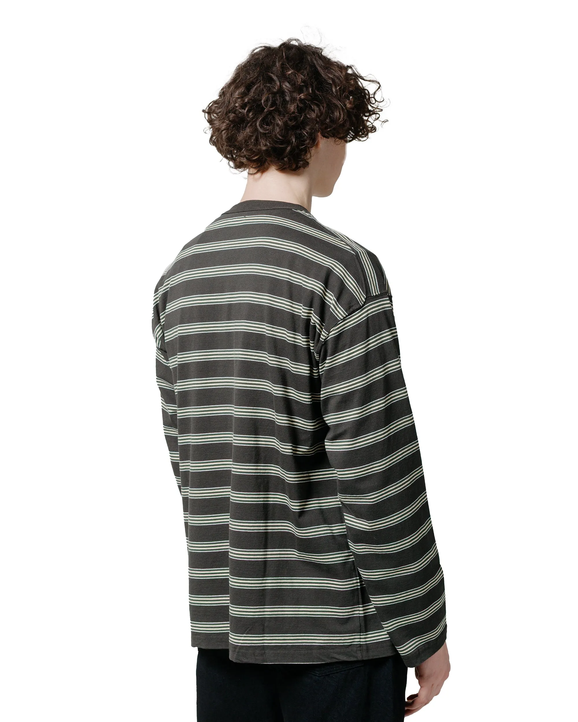 Phigvel Border Long Sleeve Top Graphite/Yellow sold by Lost & Found product image thumbnail 3