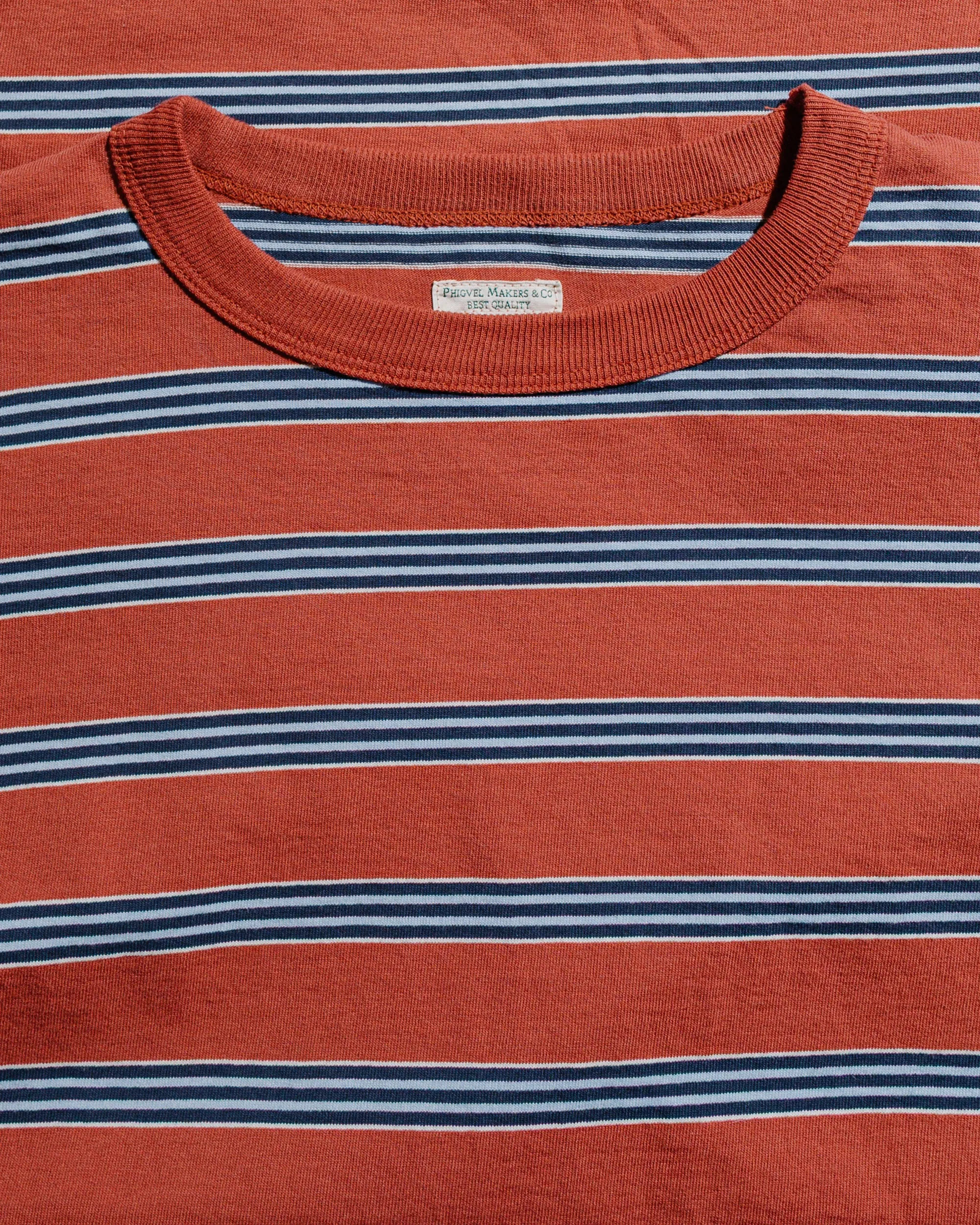 Phigvel Border Long Sleeve Top N.Red/Sax sold by Lost & Found product image thumbnail 5