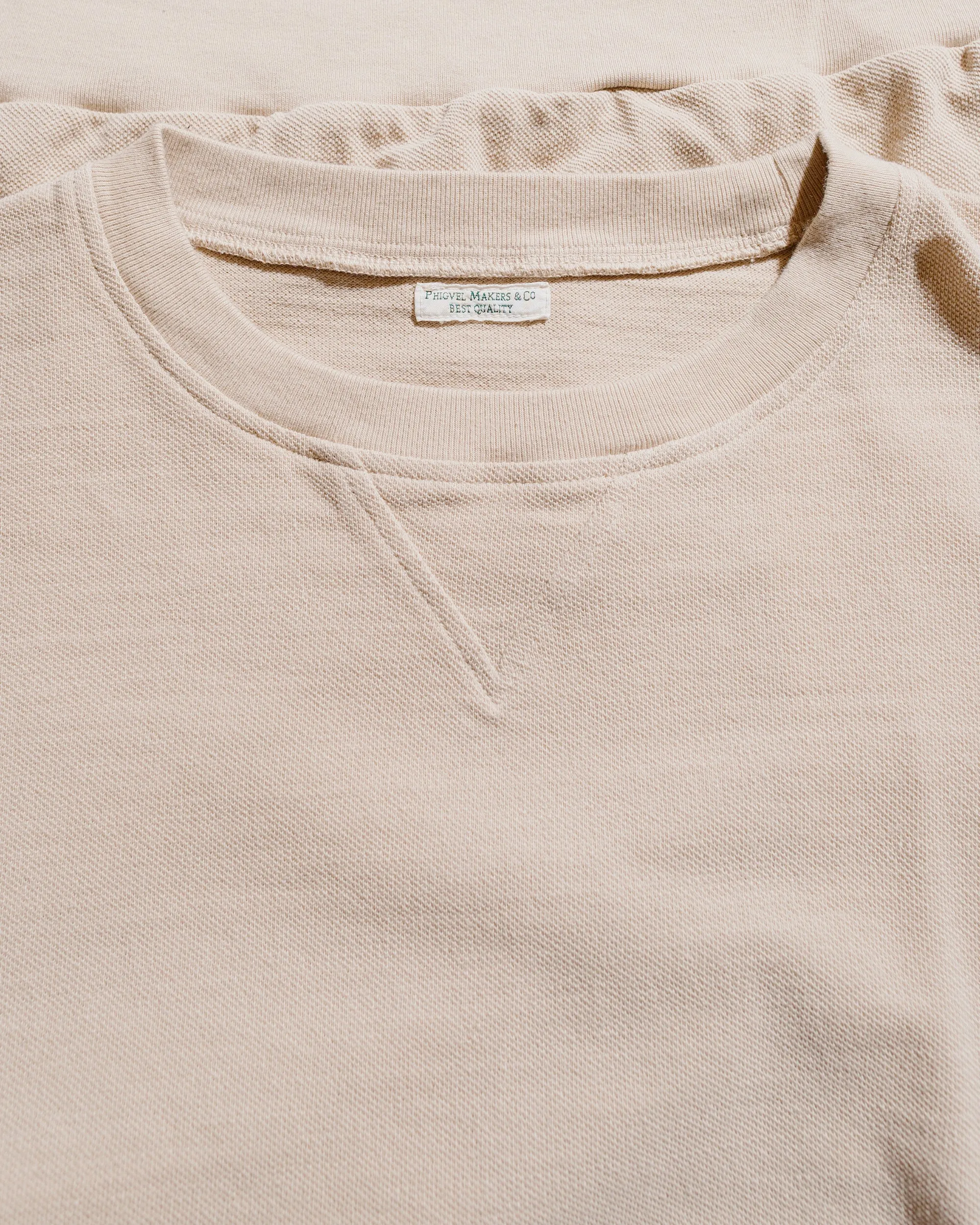 Phigvel Seed Stitch Sleeve Top Sand Beige sold by Lost & Found product image thumbnail 5