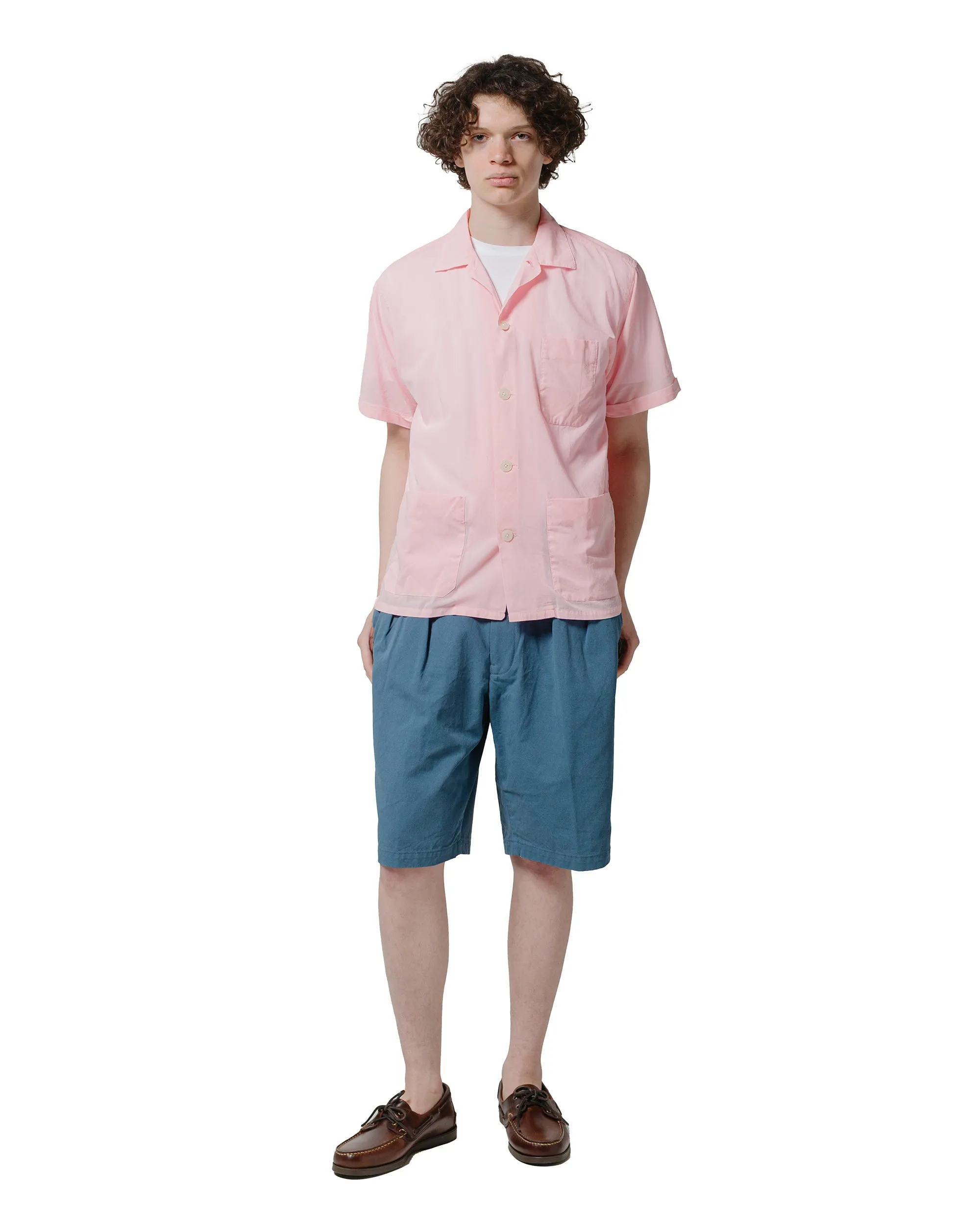 Beams Plus Beach Shirt 100/2 Organdy Garment Dyed Pink sold by Lost & Found product image thumbnail 4