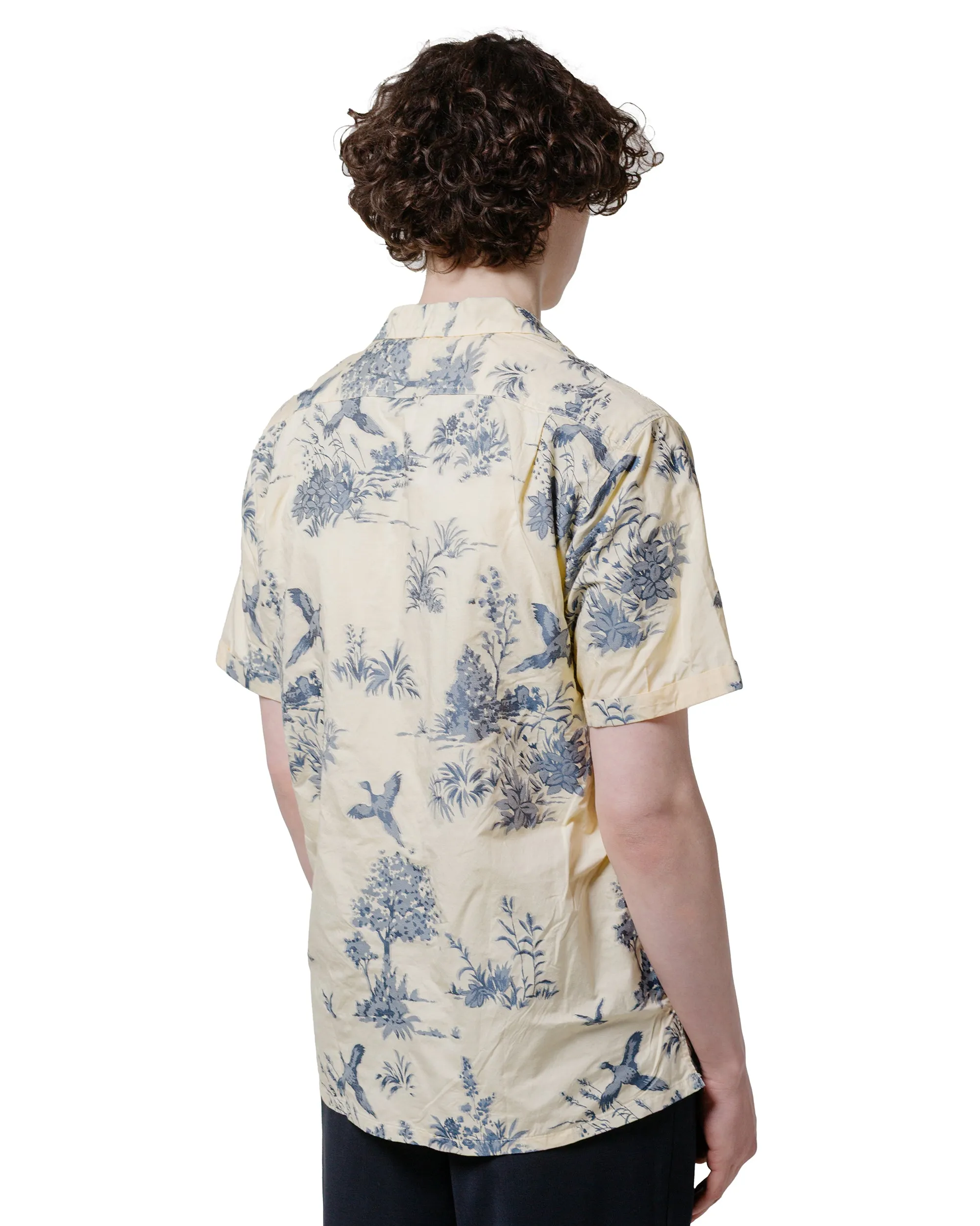 Beams Plus Beach Shirt Cut Jacquard Cream sold by Lost & Found product image thumbnail 3