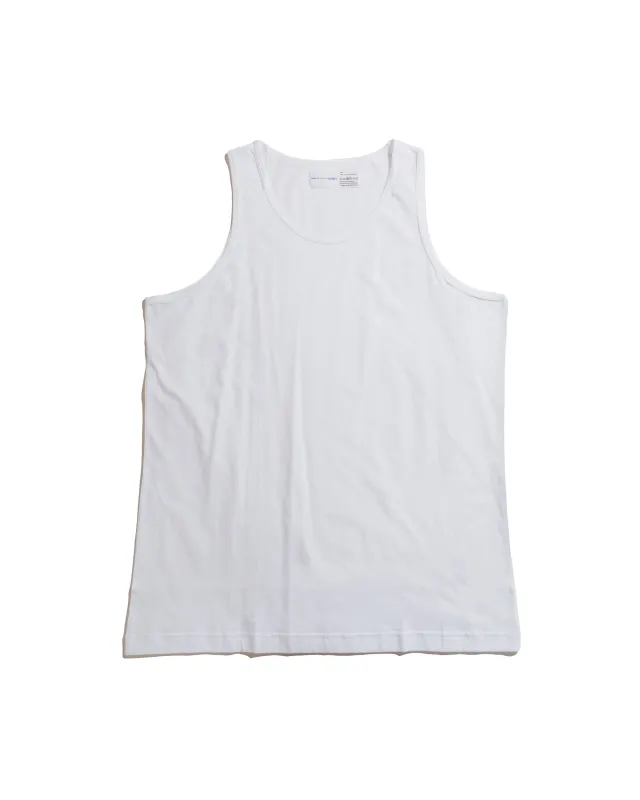 Comme des Garçons SHIRT Sunspel Vest White sold by Lost & Found