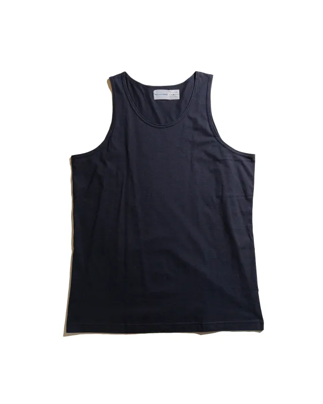 Comme des Garçons SHIRT Sunspel Vest Navy sold by Lost & Found