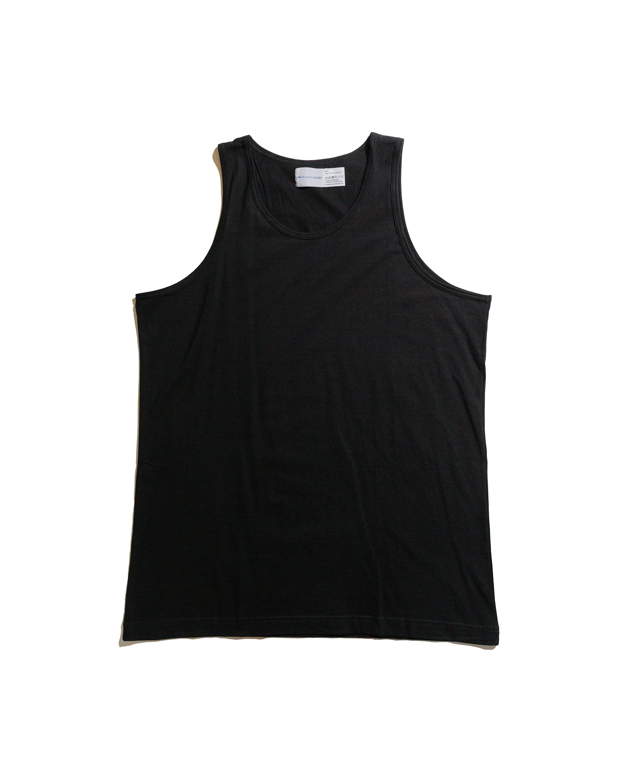 Comme des Garçons SHIRT Sunspel Vest Black sold by Lost & Found