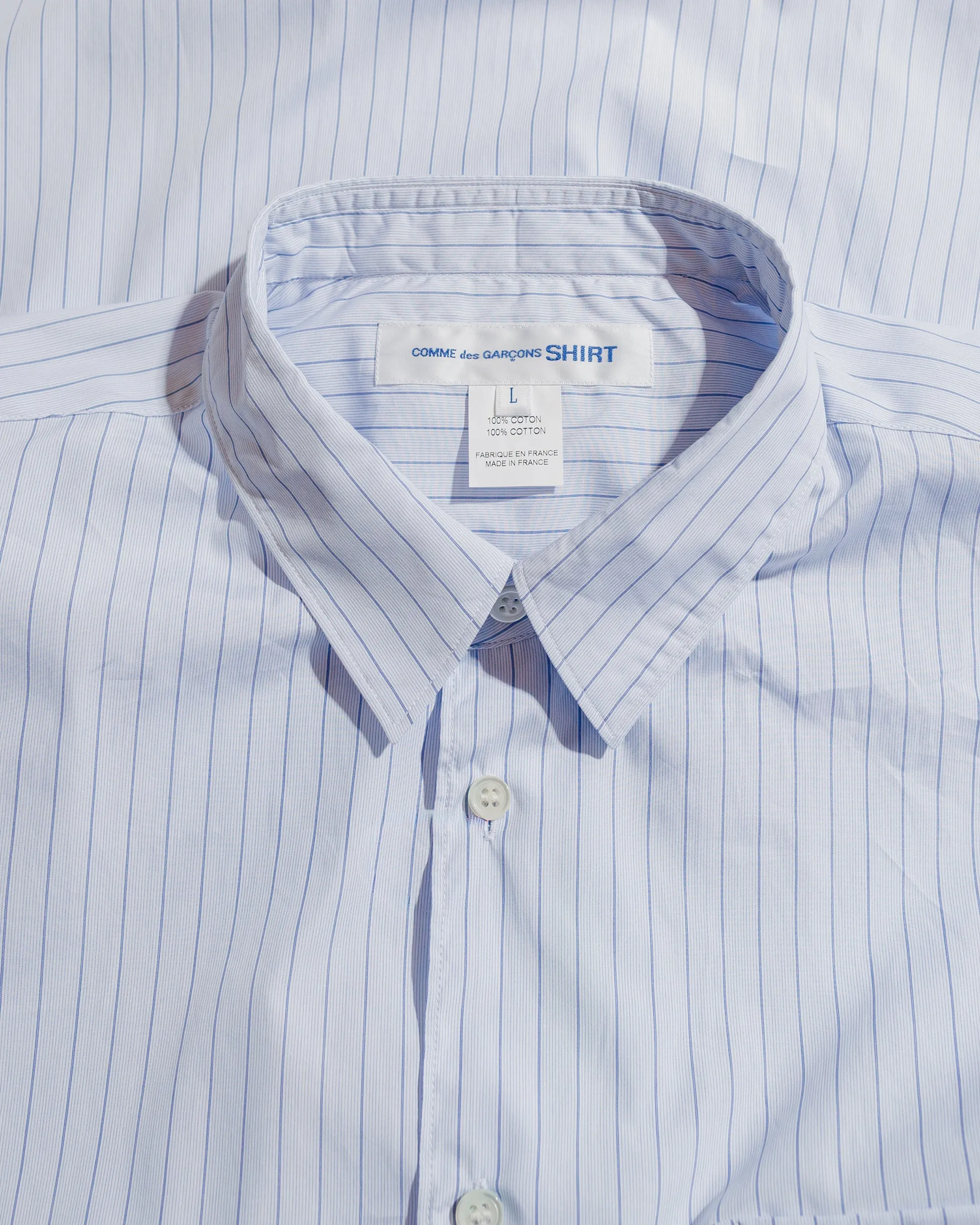 Comme des Garçons SHIRT Wide Classic Shirt Stripe 127 sold by Lost & Found product image thumbnail 5